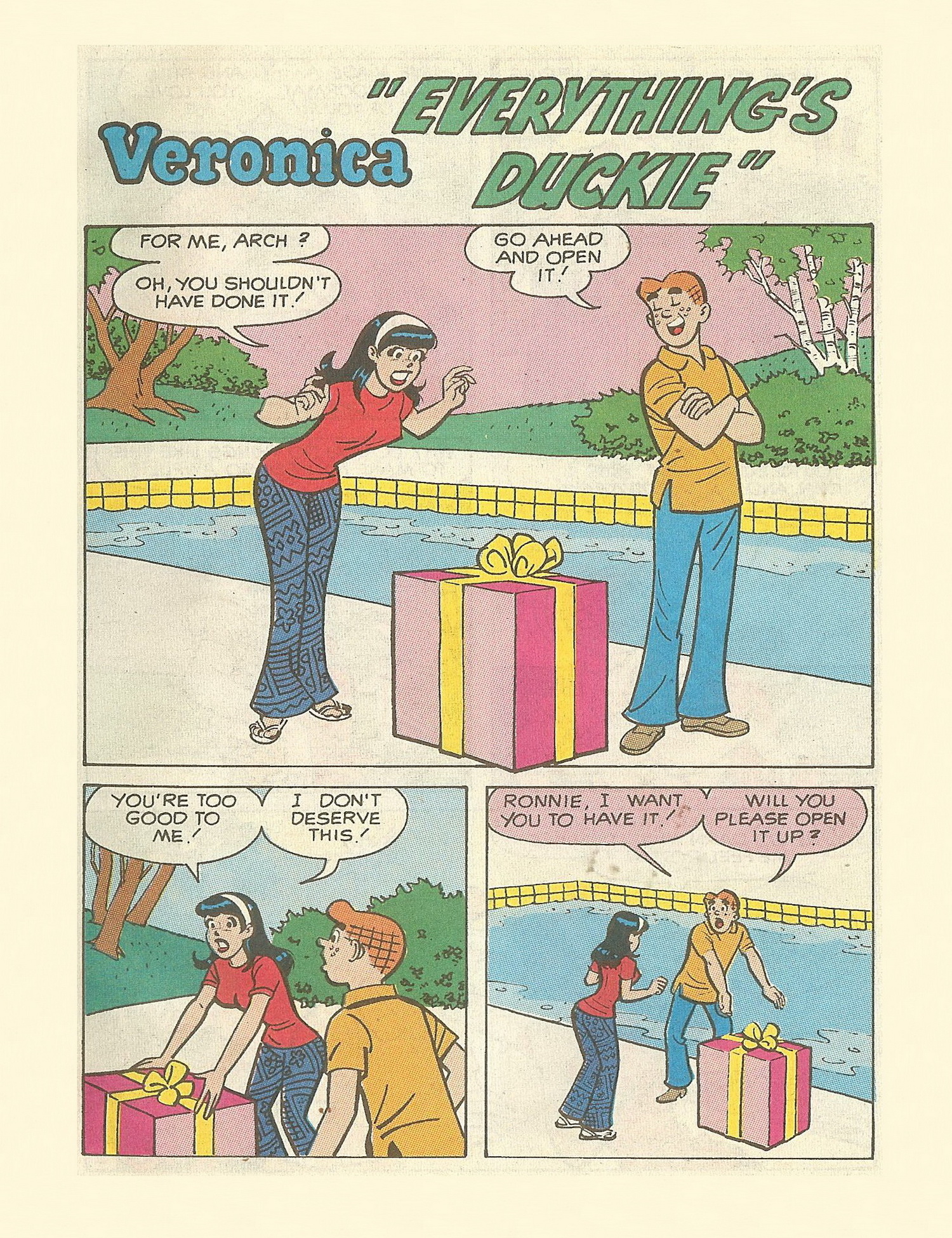 Read online Betty and Veronica Digest Magazine comic -  Issue #57 - 21