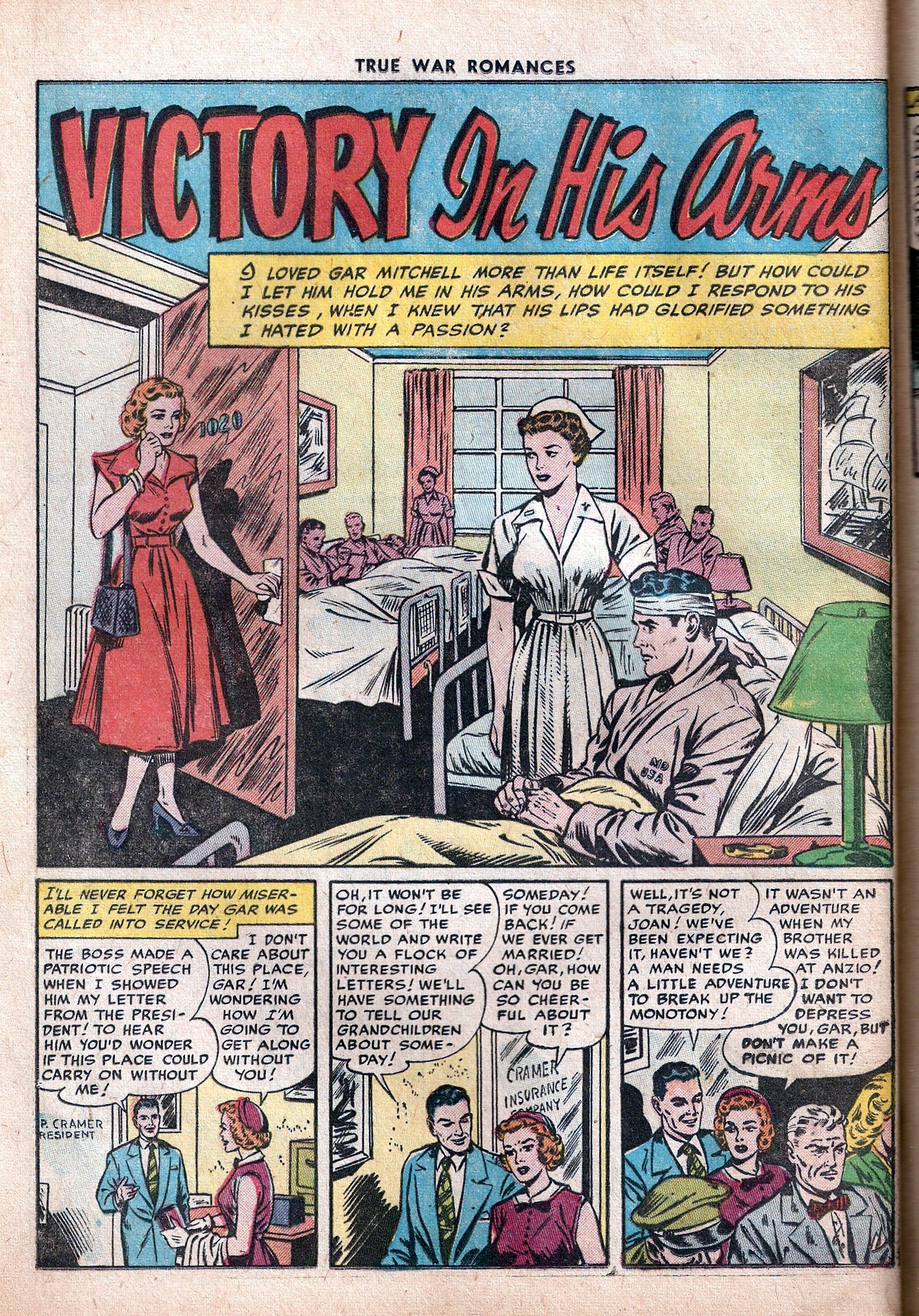 Read online True War Romances comic -  Issue #20 - 12