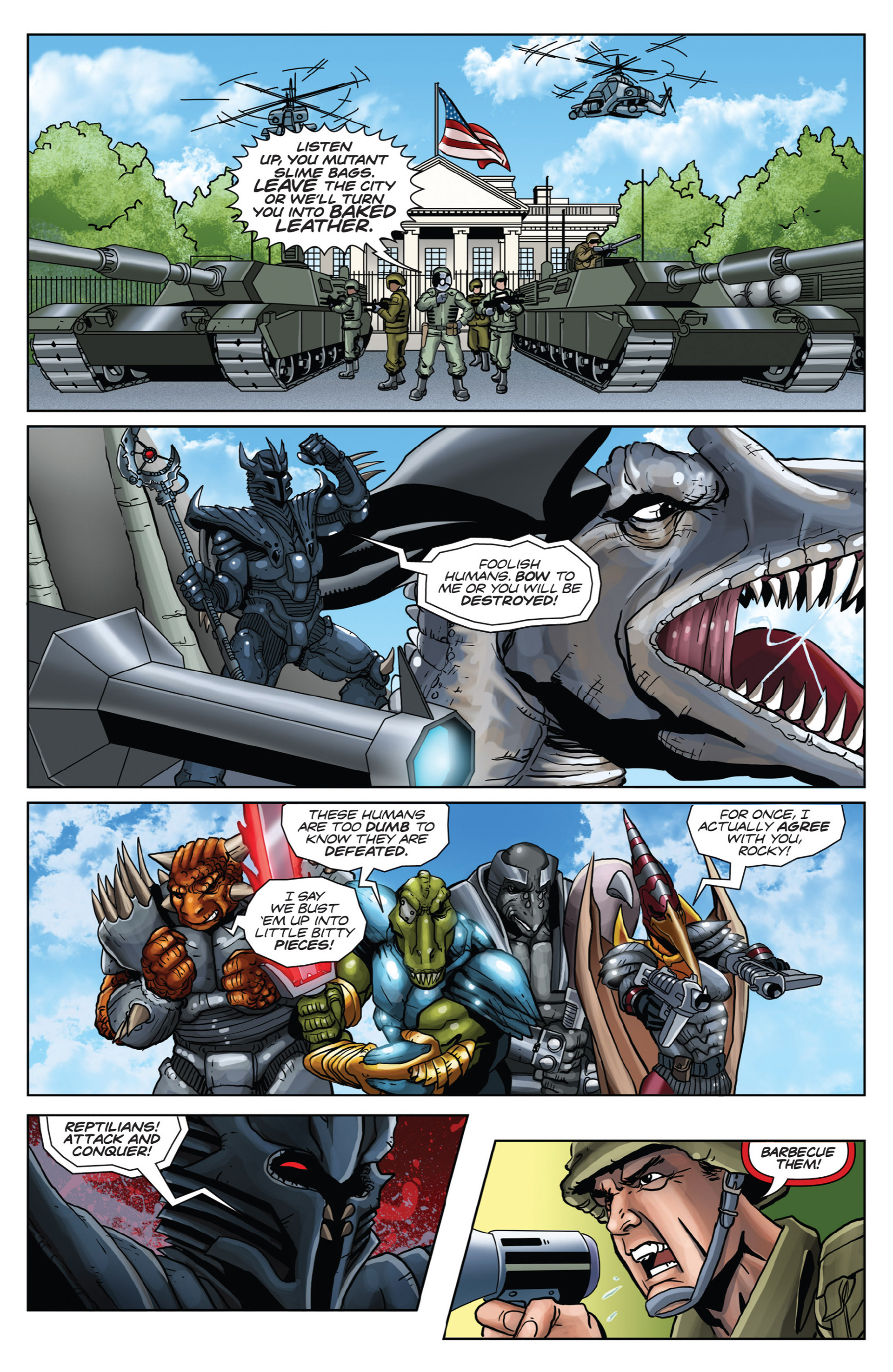 Read online Jurassic StrikeForce 5 comic -  Issue #5 - 12