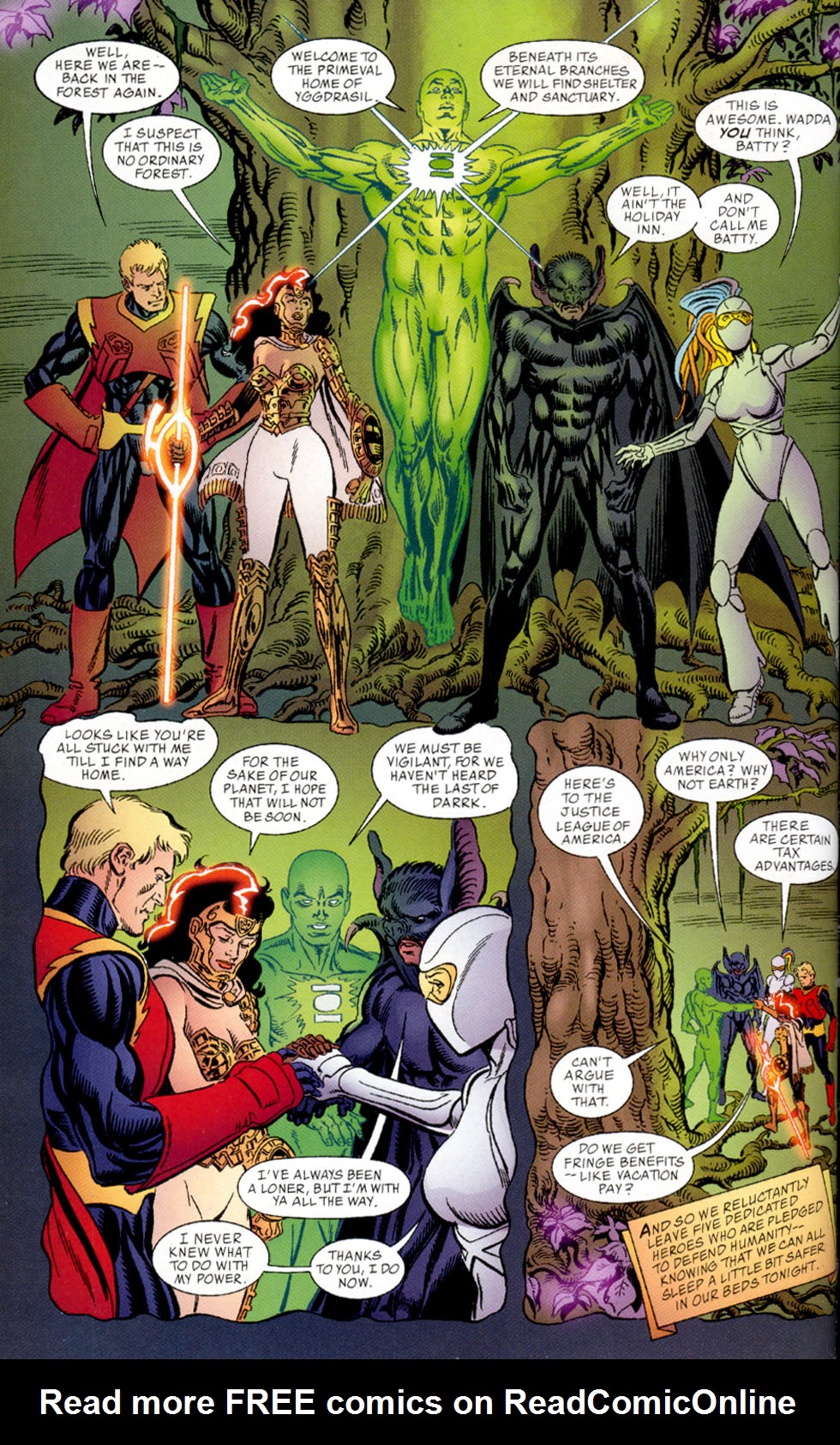 Read online Just Imagine Stan Lee With Jerry Ordway Creating JLA comic -  Issue # Full - 51