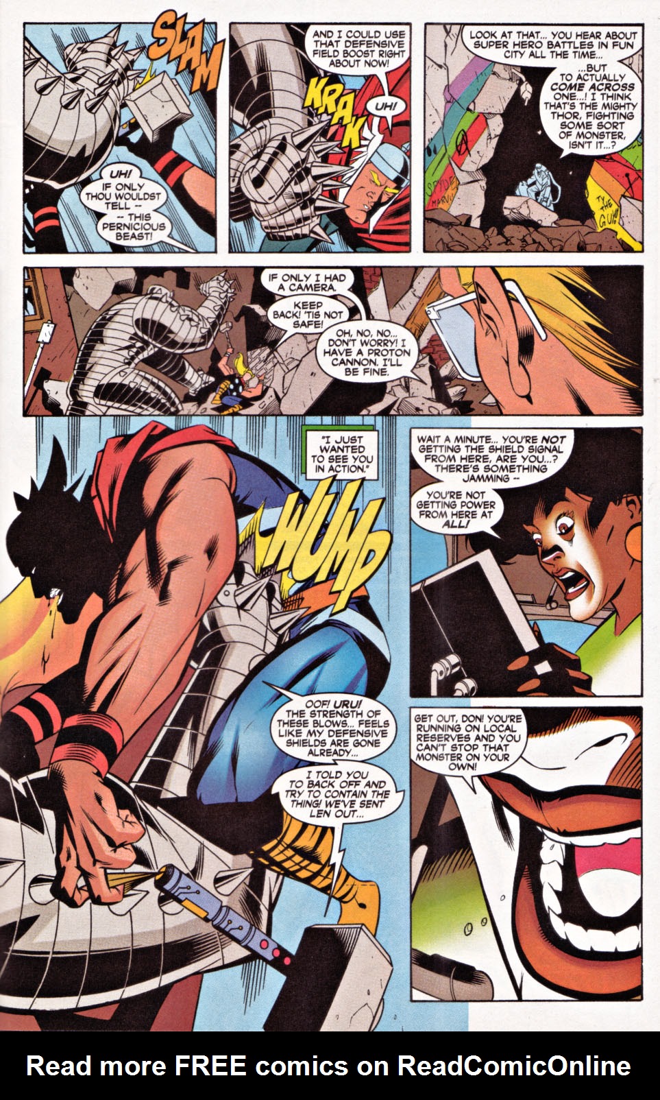 Read online Marvels Comics: Spider-Man comic -  Issue #Marvels Comics Thor - 18