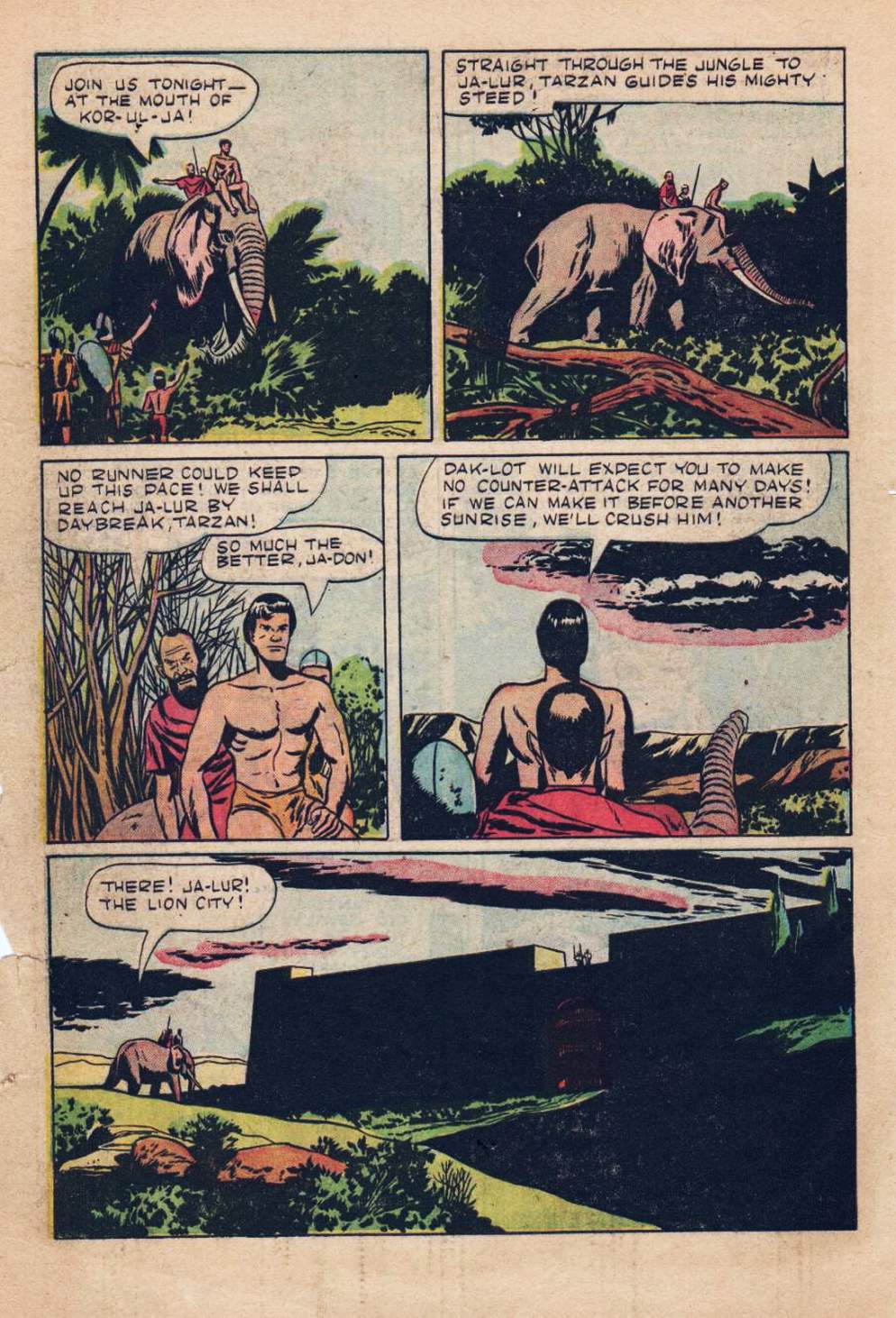 Read online Tarzan (1948) comic -  Issue #9 - 18