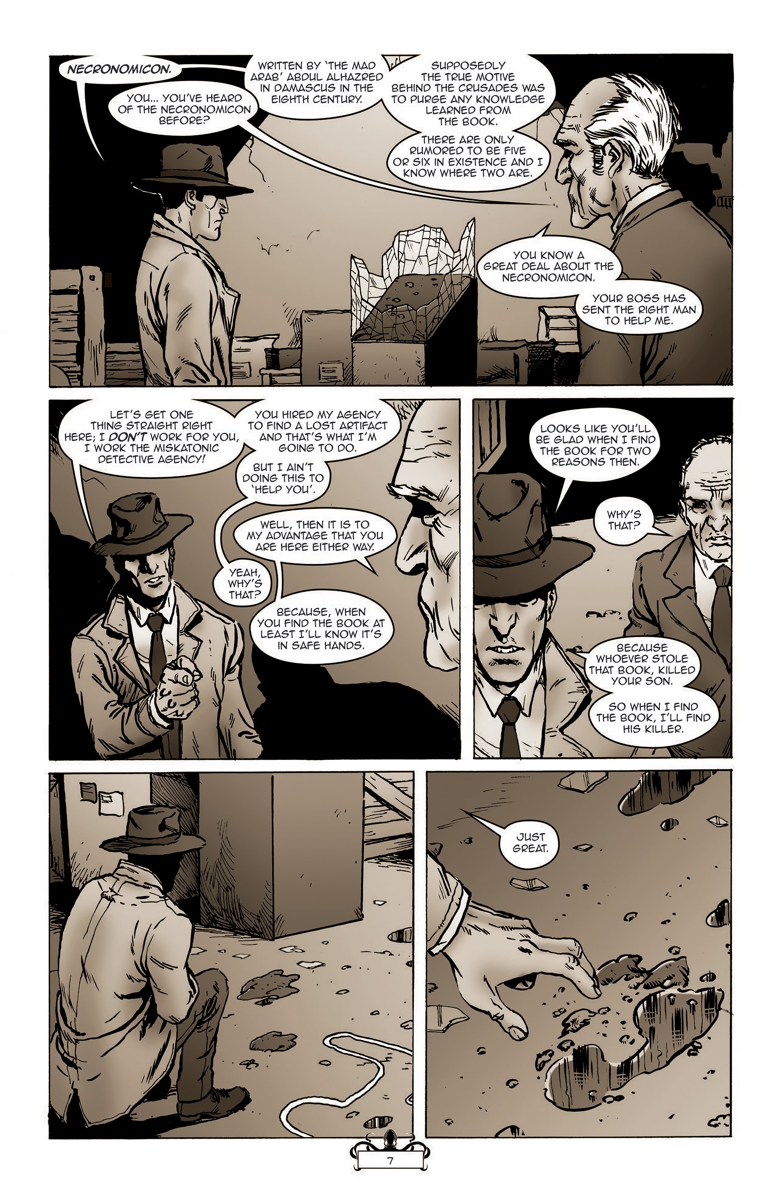 Read online Lovecraft P.I. - A Shot in the Dark comic -  Issue # TPB - 9