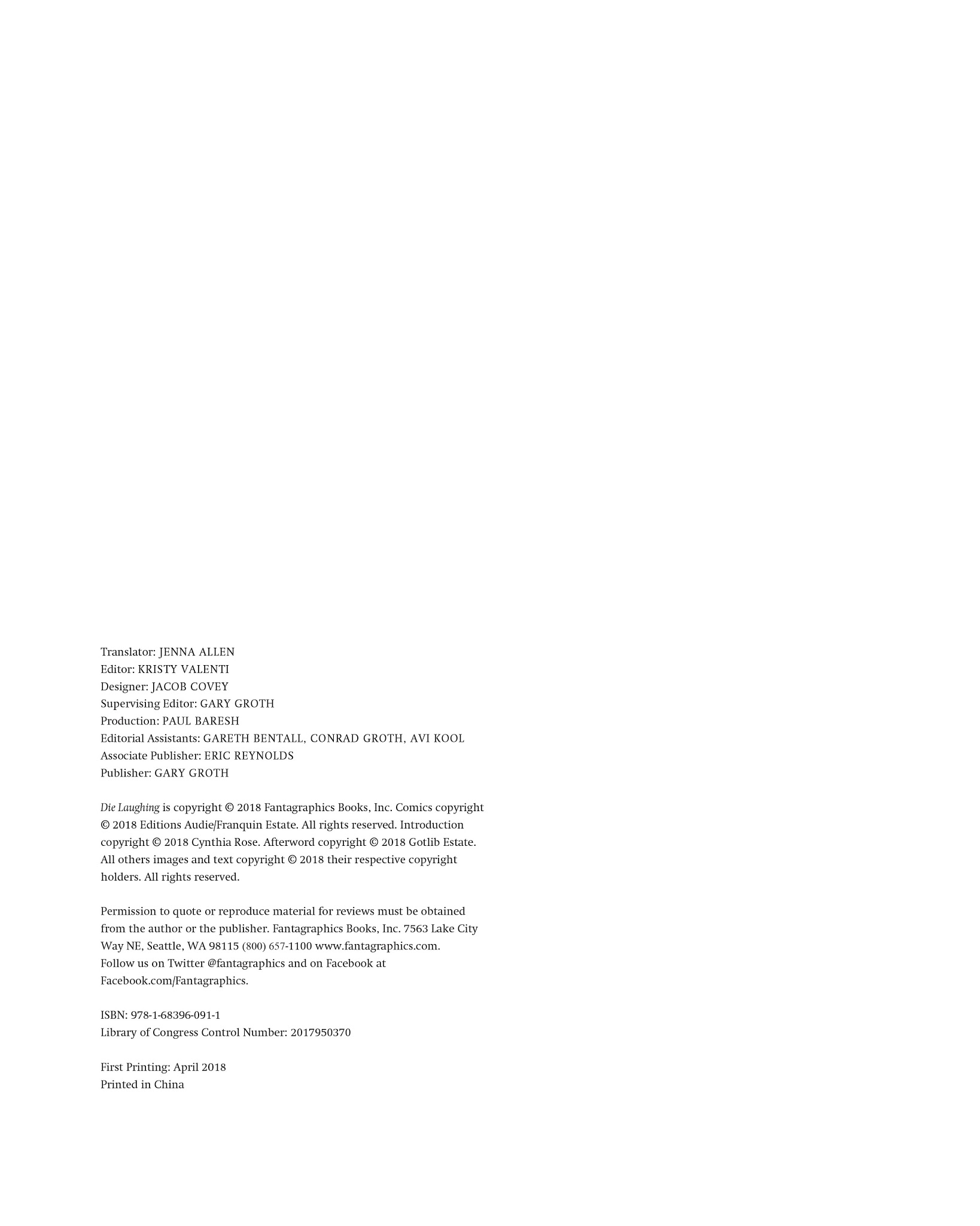 Read online Die Laughing comic -  Issue # TPB - 11