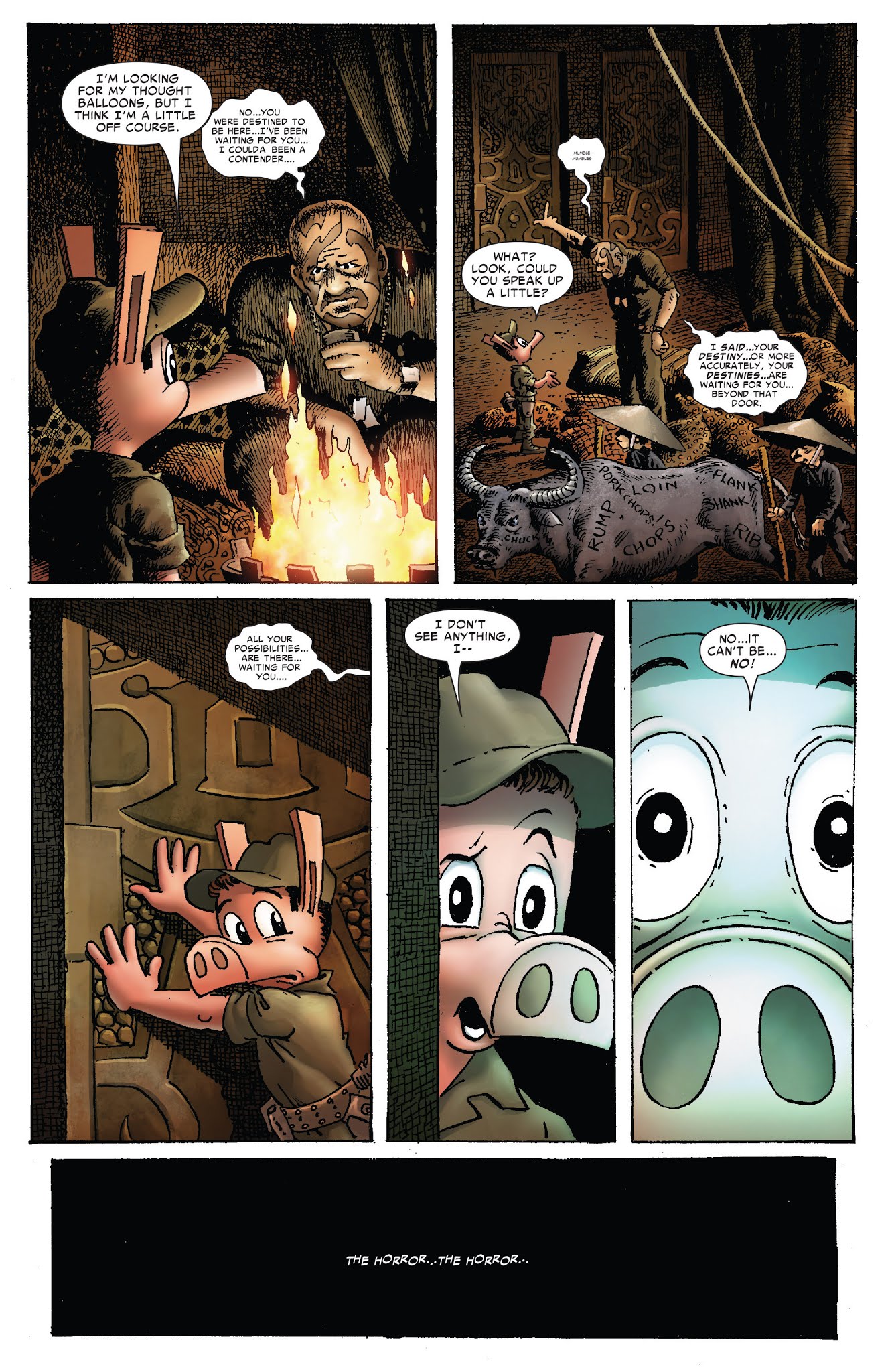 Read online Ultimate Civil War: Spider-Ham comic -  Issue # Full - 14