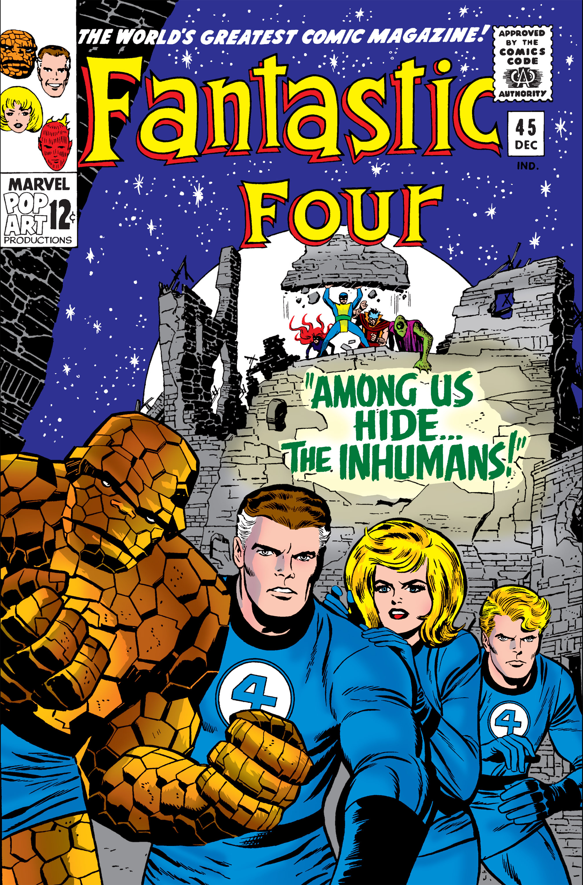 Read online Fantastic Four (1961) comic -  Issue #45 - 1