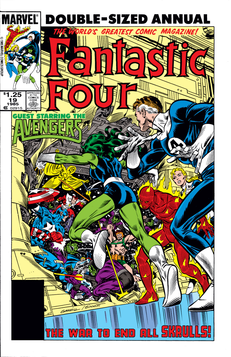 Read online Fantastic Four (1961) comic -  Issue # _Annual 19 - 1