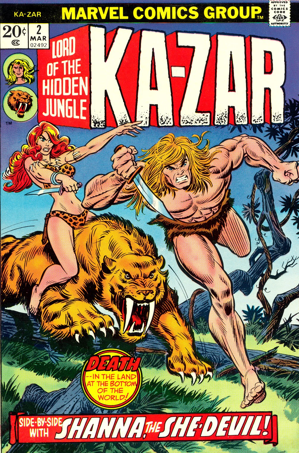 Read online Ka-Zar comic -  Issue #2 - 1