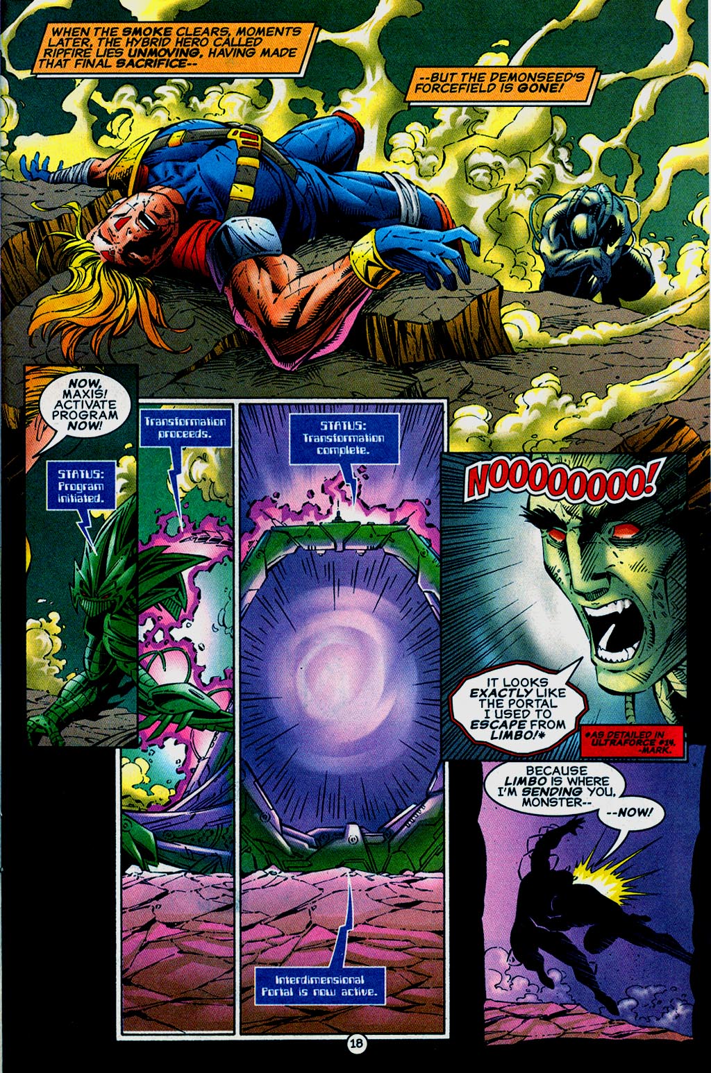 Read online UltraForce (1995) comic -  Issue #15 - 19