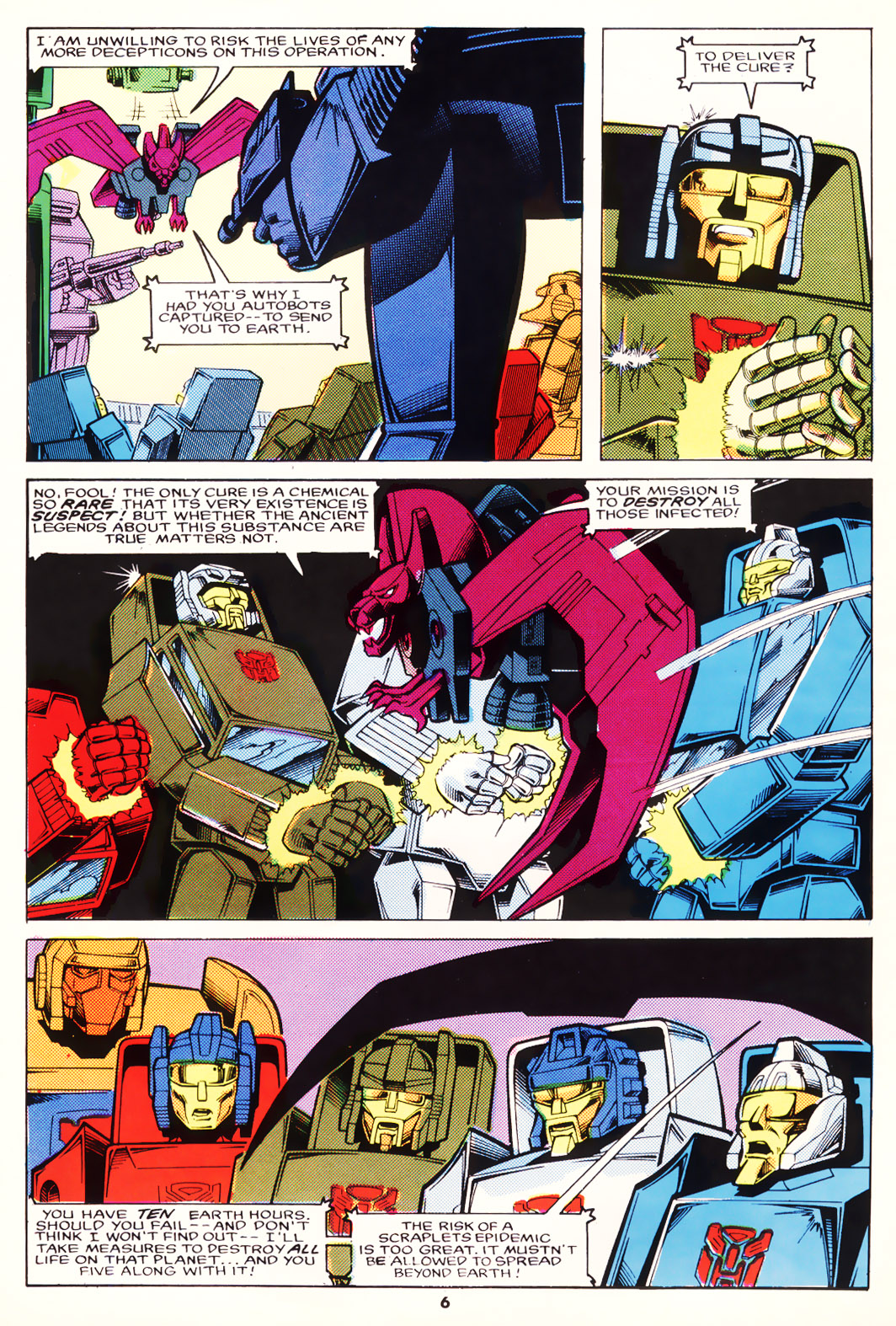 Read online The Transformers (UK) comic -  Issue #126 - 6