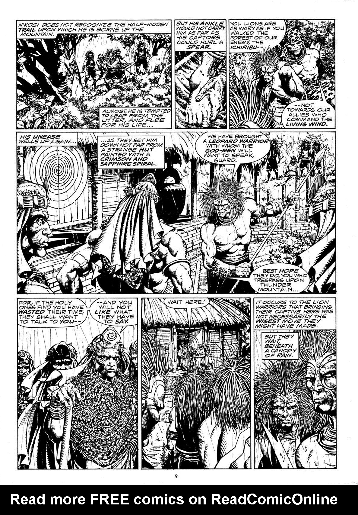 Read online The Savage Sword Of Conan comic -  Issue #211 - 11