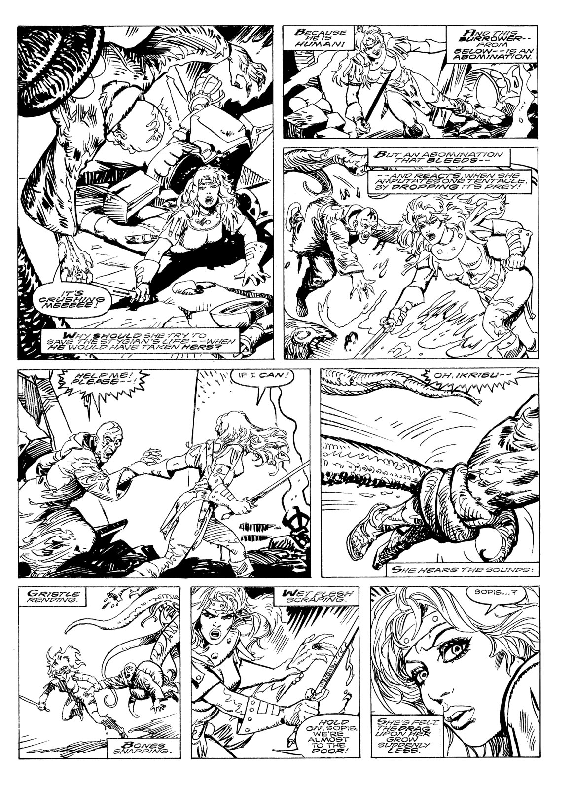 Read online The Savage Sword Of Conan comic -  Issue #231 - 38