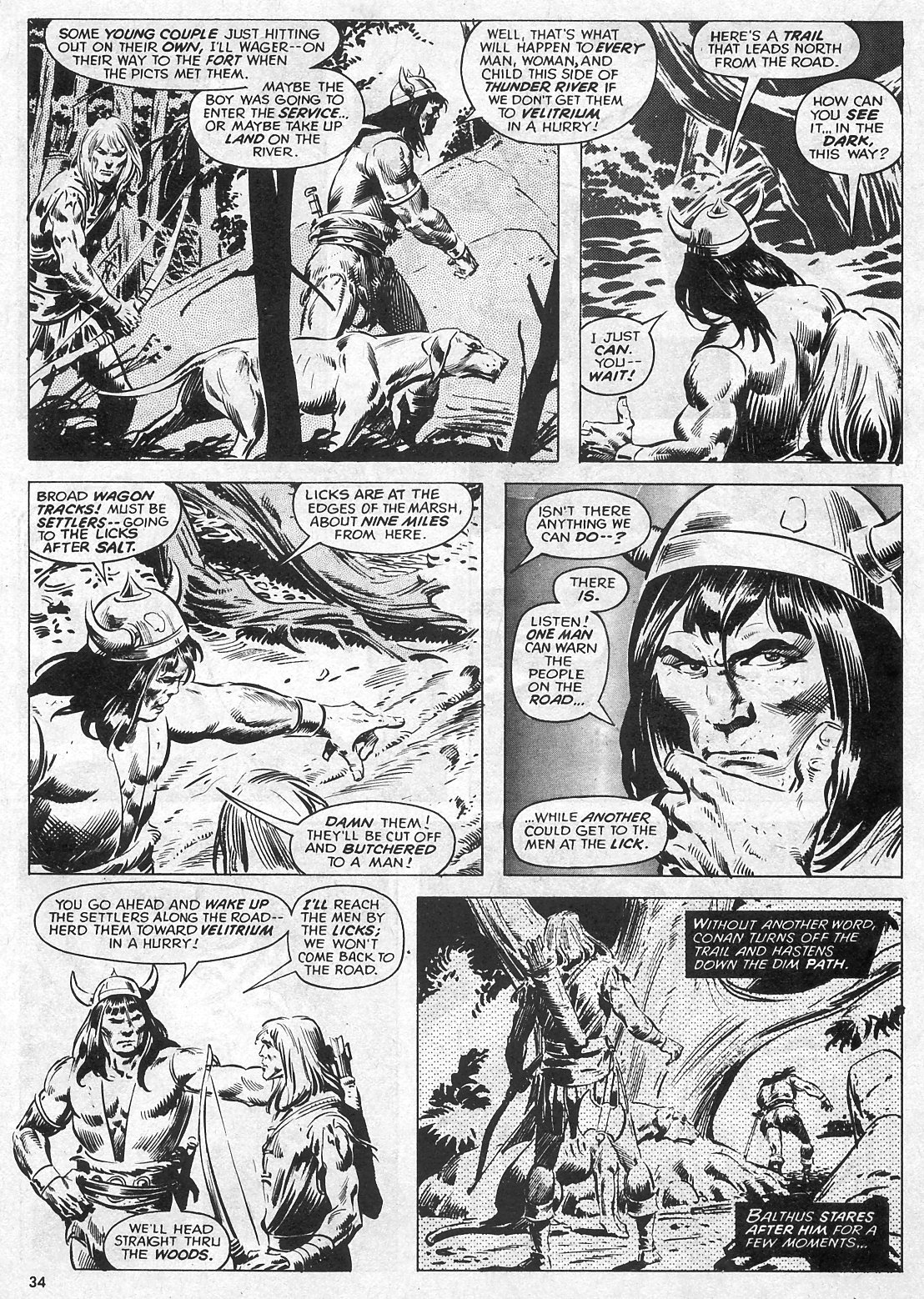 Read online The Savage Sword Of Conan comic -  Issue #27 - 34