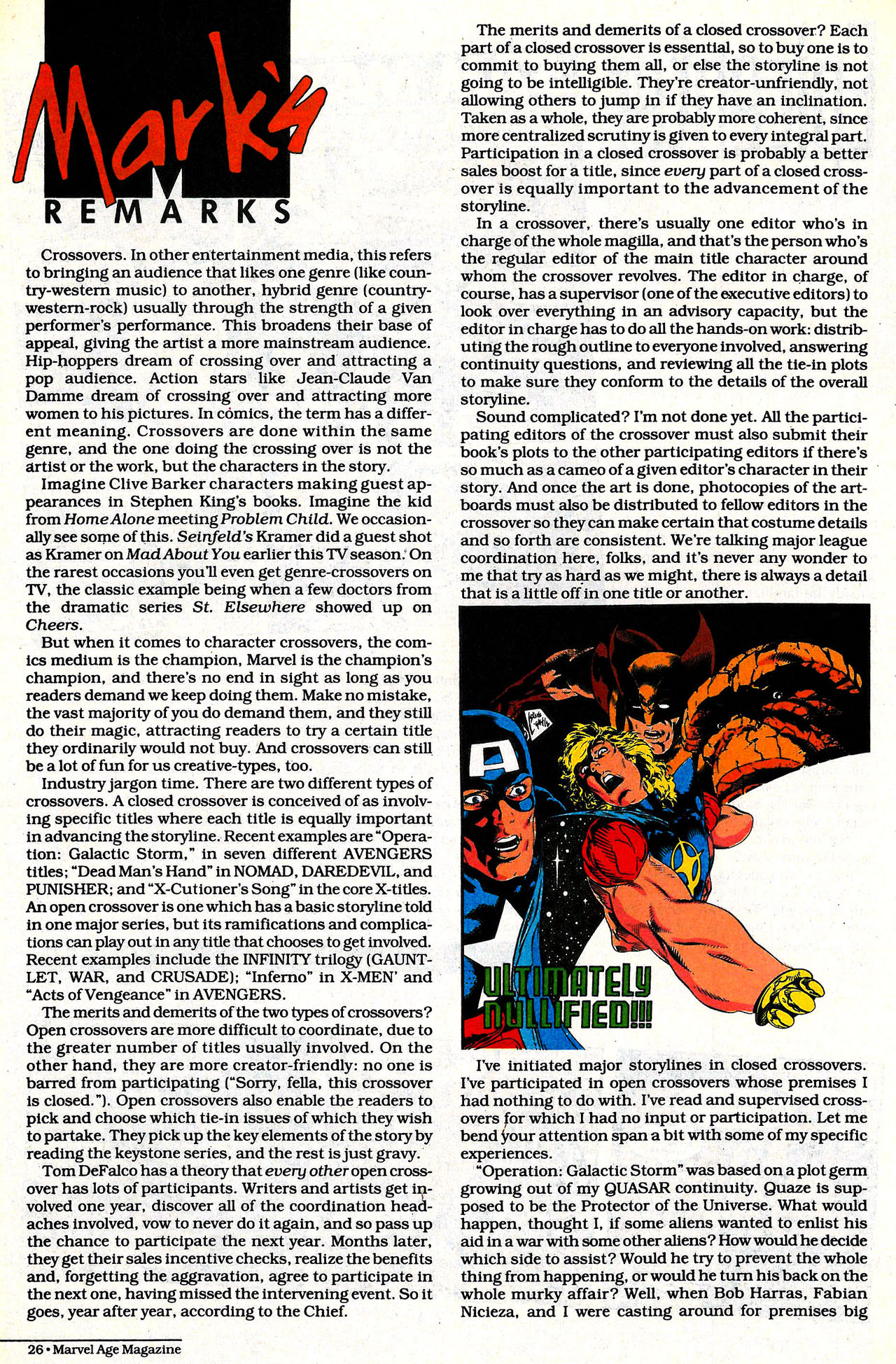 Read online Marvel Age comic -  Issue #124 - 26