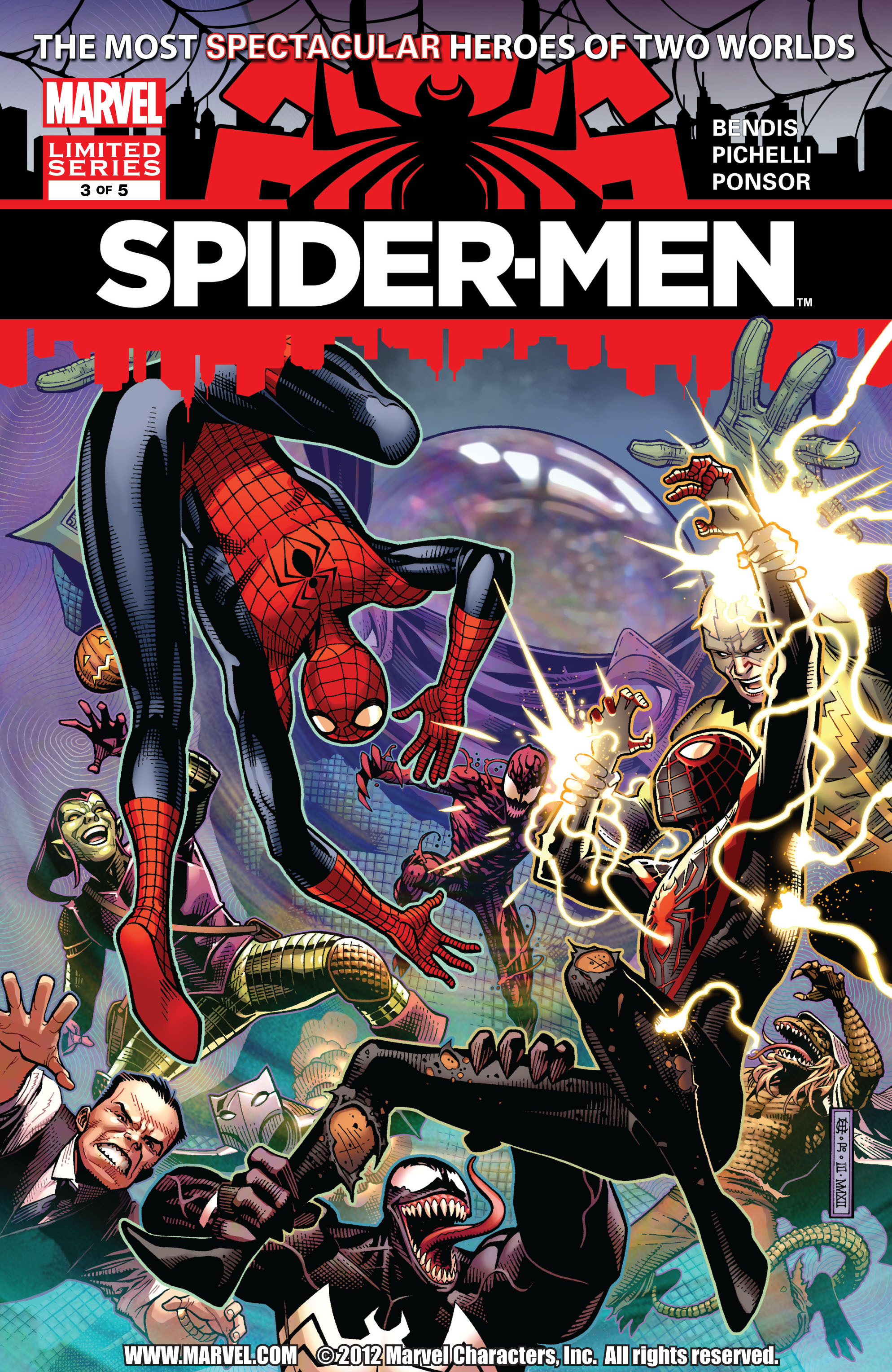 Read online Spider-Men comic -  Issue #3 - 1
