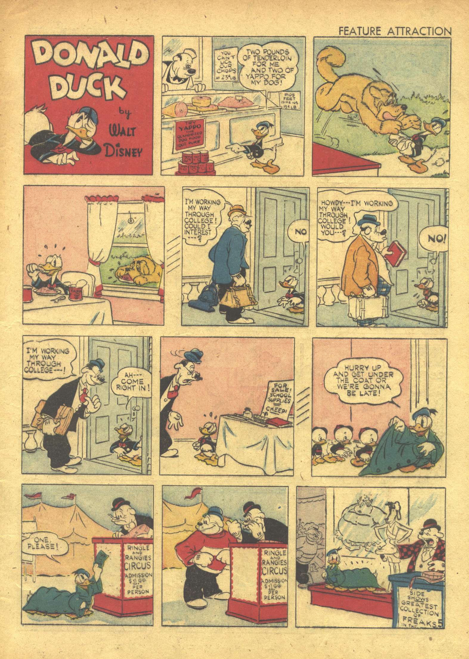Read online Walt Disney's Comics and Stories comic -  Issue #23 - 7