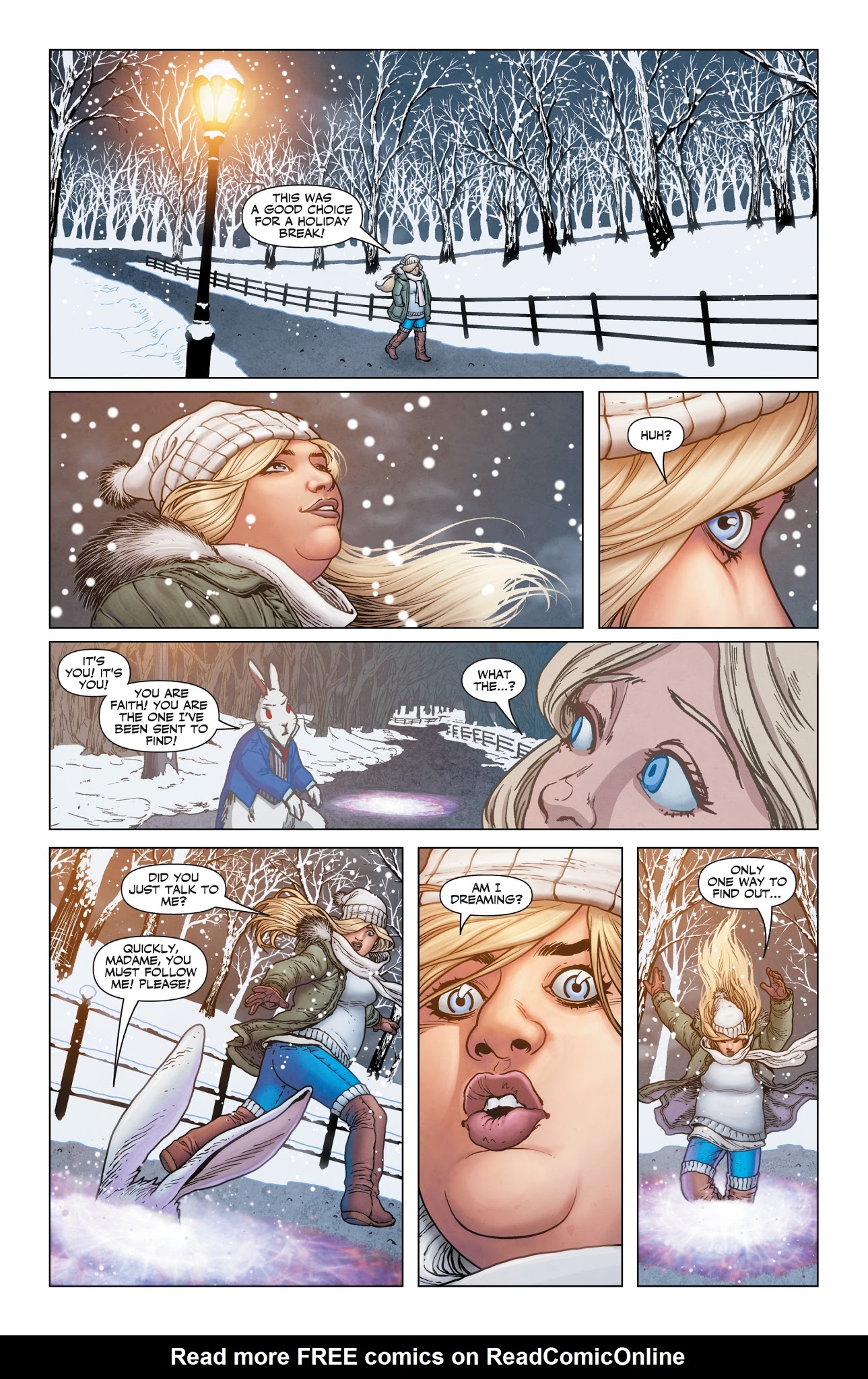 Read online Faith's Winter Wonderland Special comic -  Issue # Full - 7