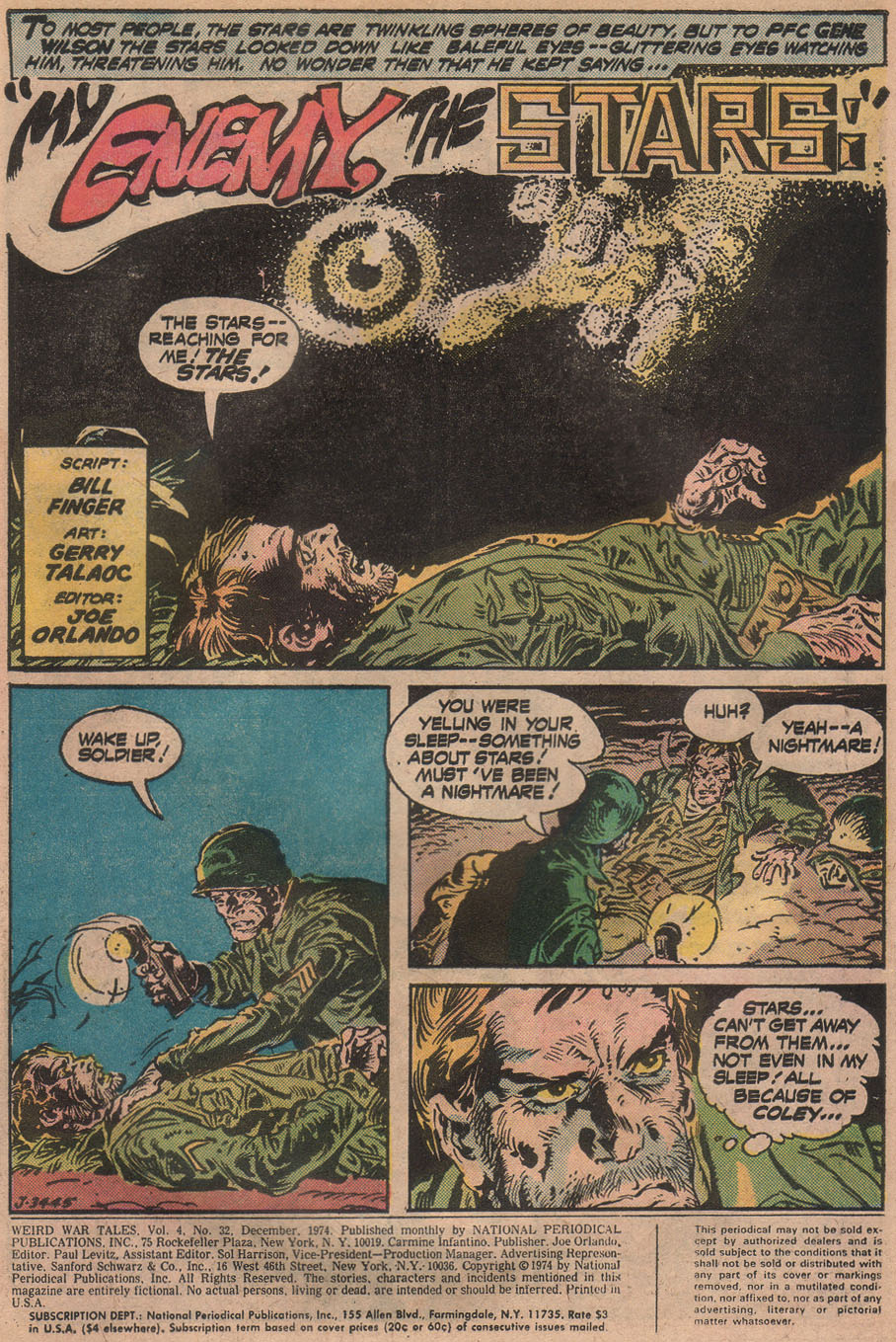 Read online Weird War Tales (1971) comic -  Issue #32 - 3