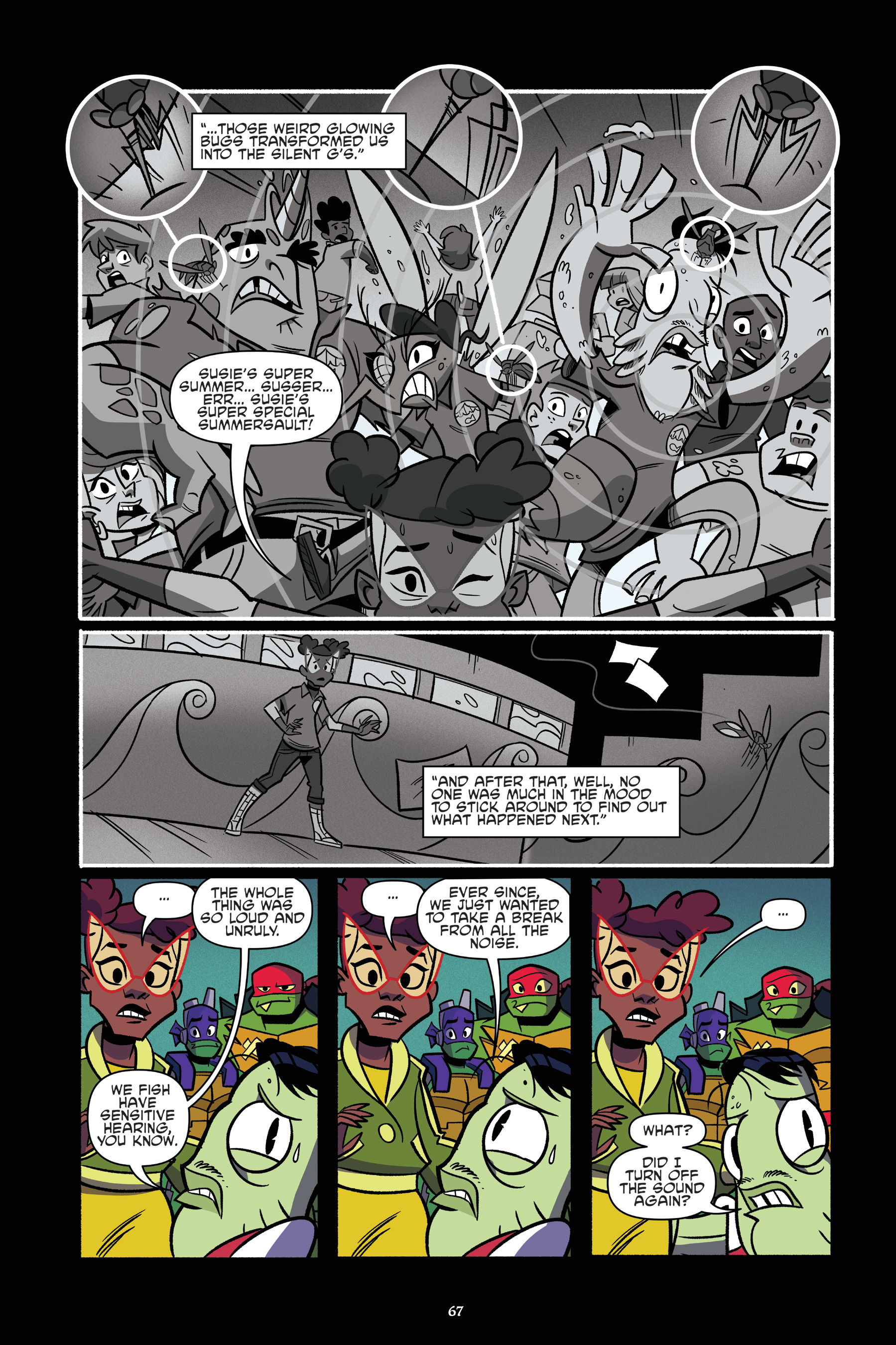 Read online Rise of the Teenage Mutant Ninja Turtles: Sound Off! comic -  Issue # _TPB - 68