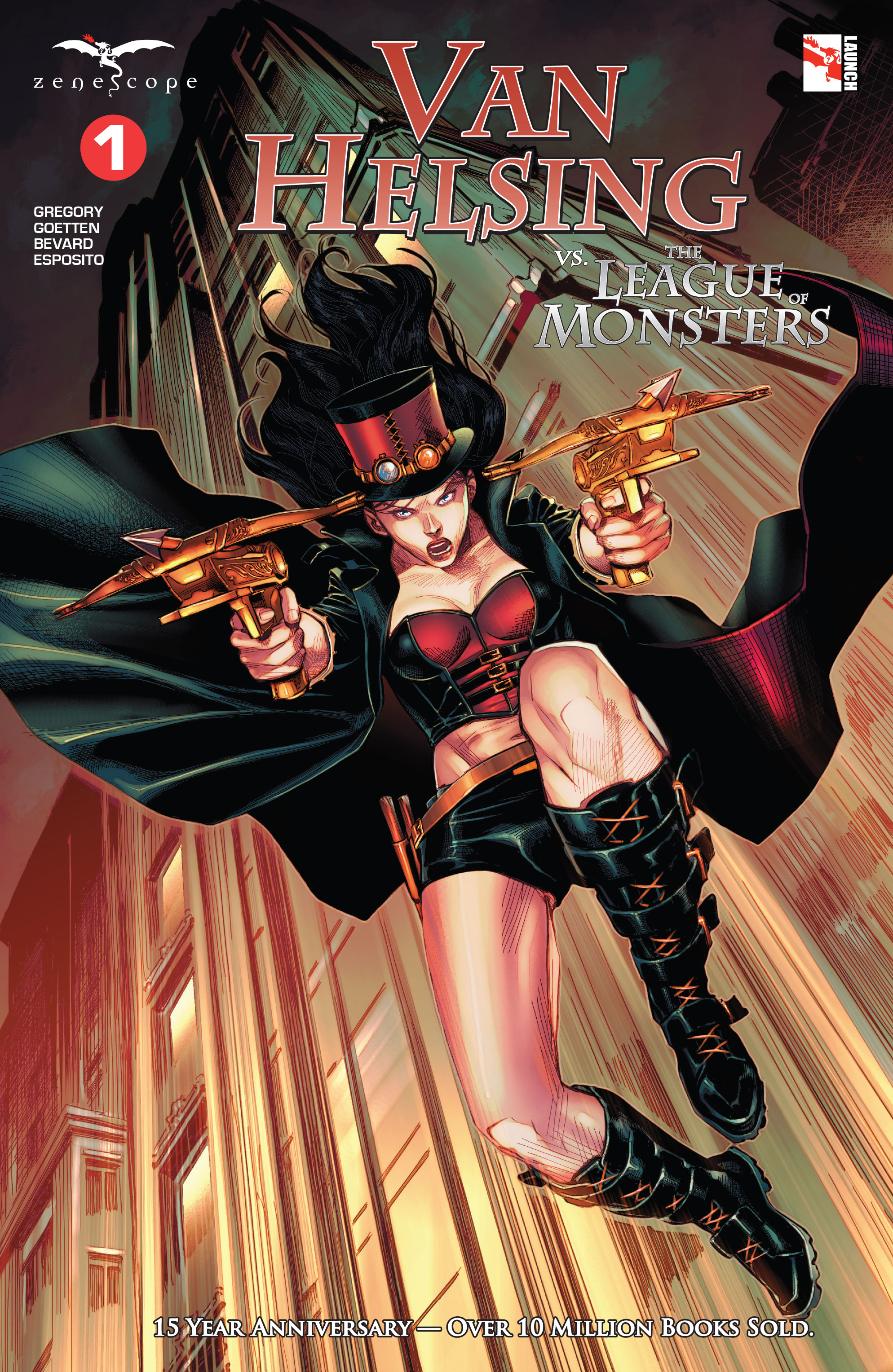 Read online Van Helsing vs The League of Monsters comic -  Issue #1 - 1