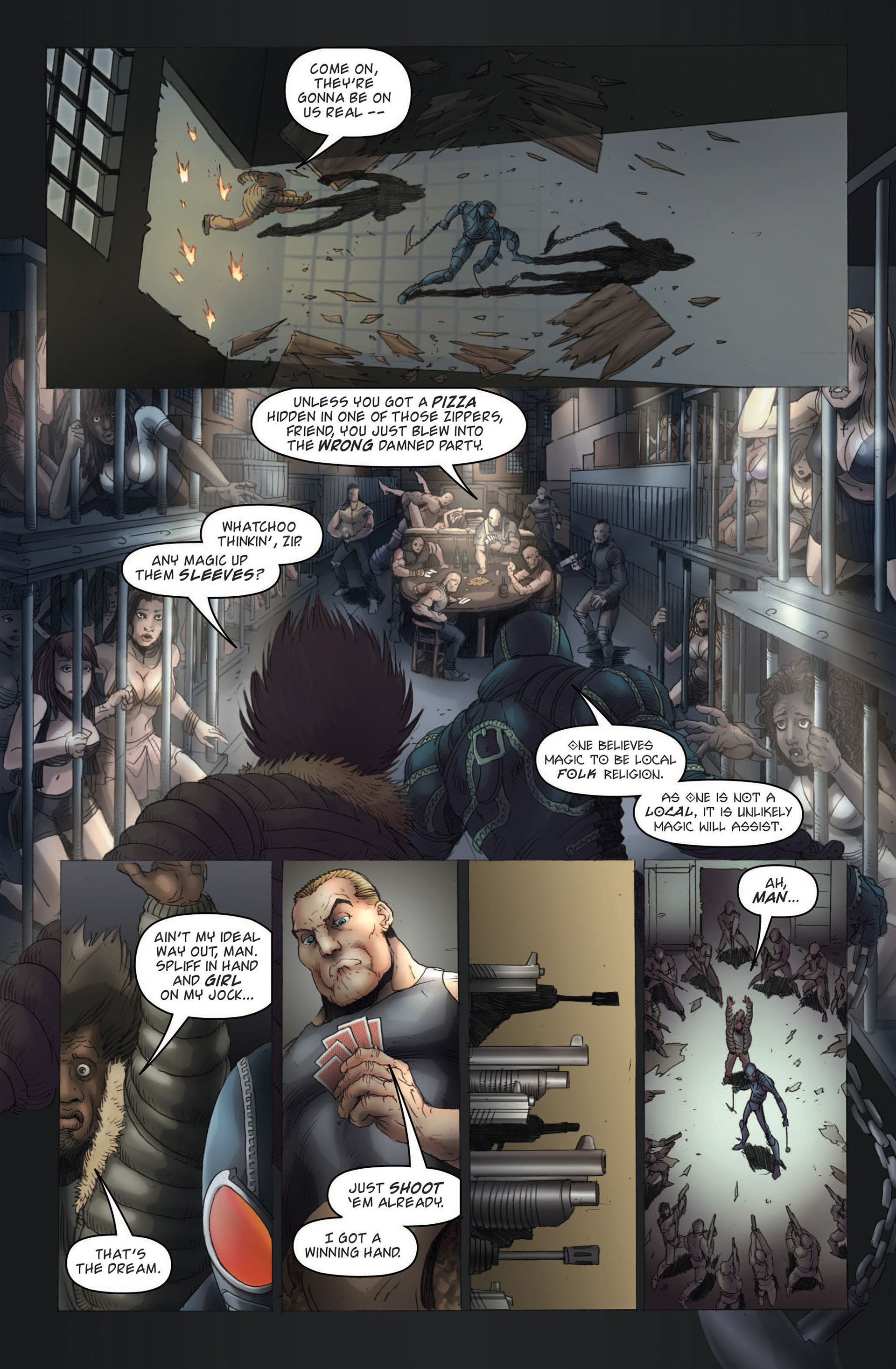 Read online Simmons Comics Presents Zipper vs Dominatrix comic -  Issue # TPB - 11