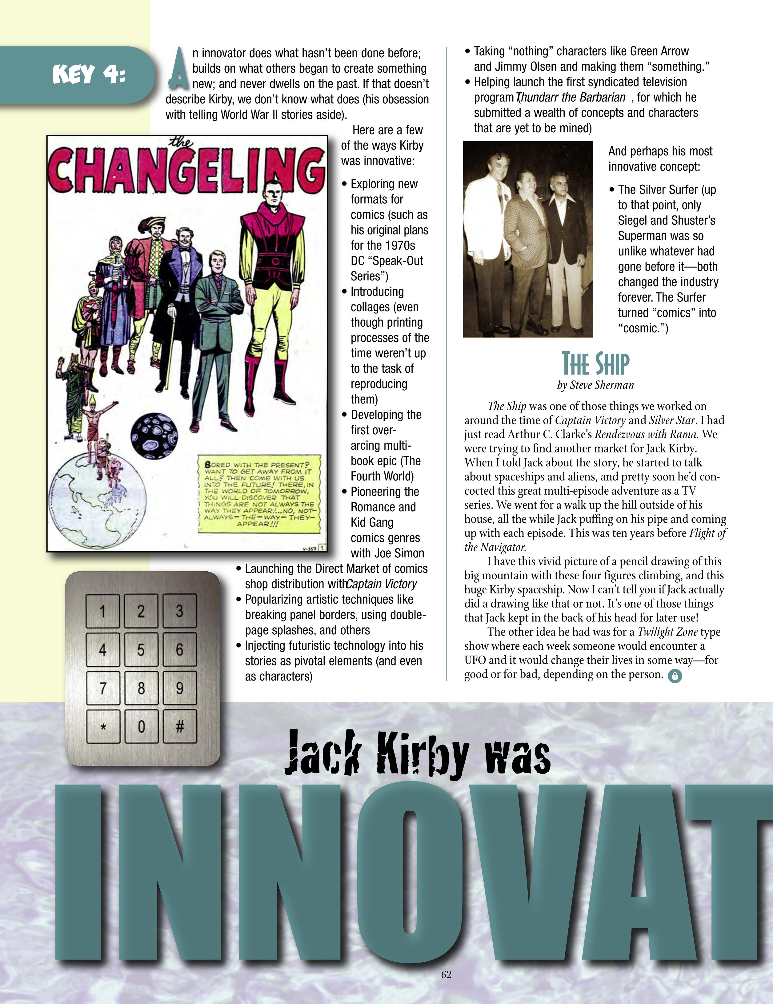 Read online The Jack Kirby Collector comic -  Issue #68 - 64