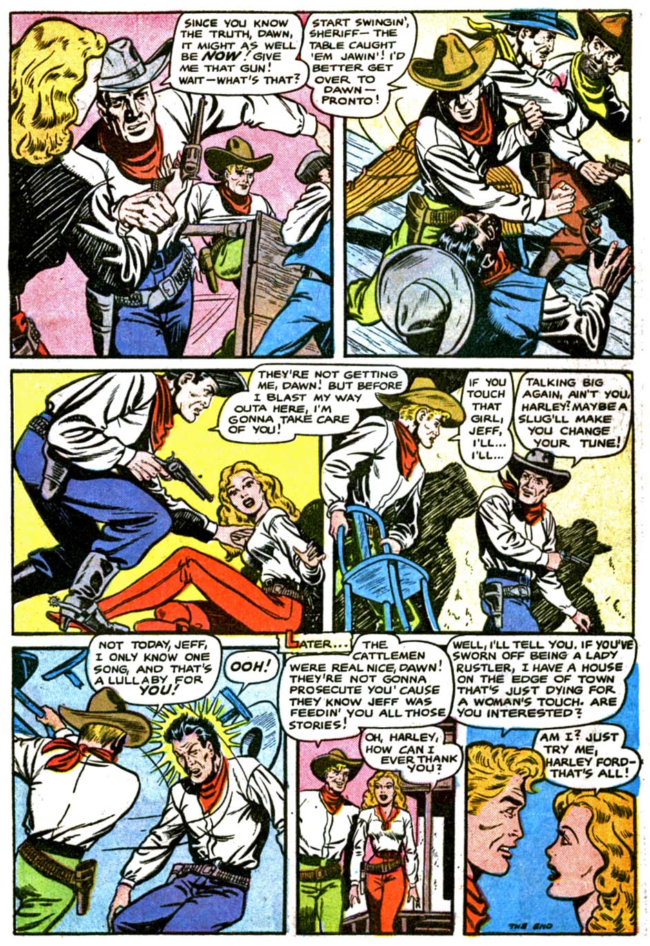 Read online Cowgirl Romances (1950) comic -  Issue #3 - 9