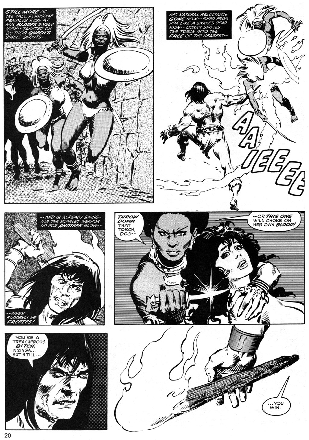 Read online The Savage Sword Of Conan comic -  Issue #42 - 20