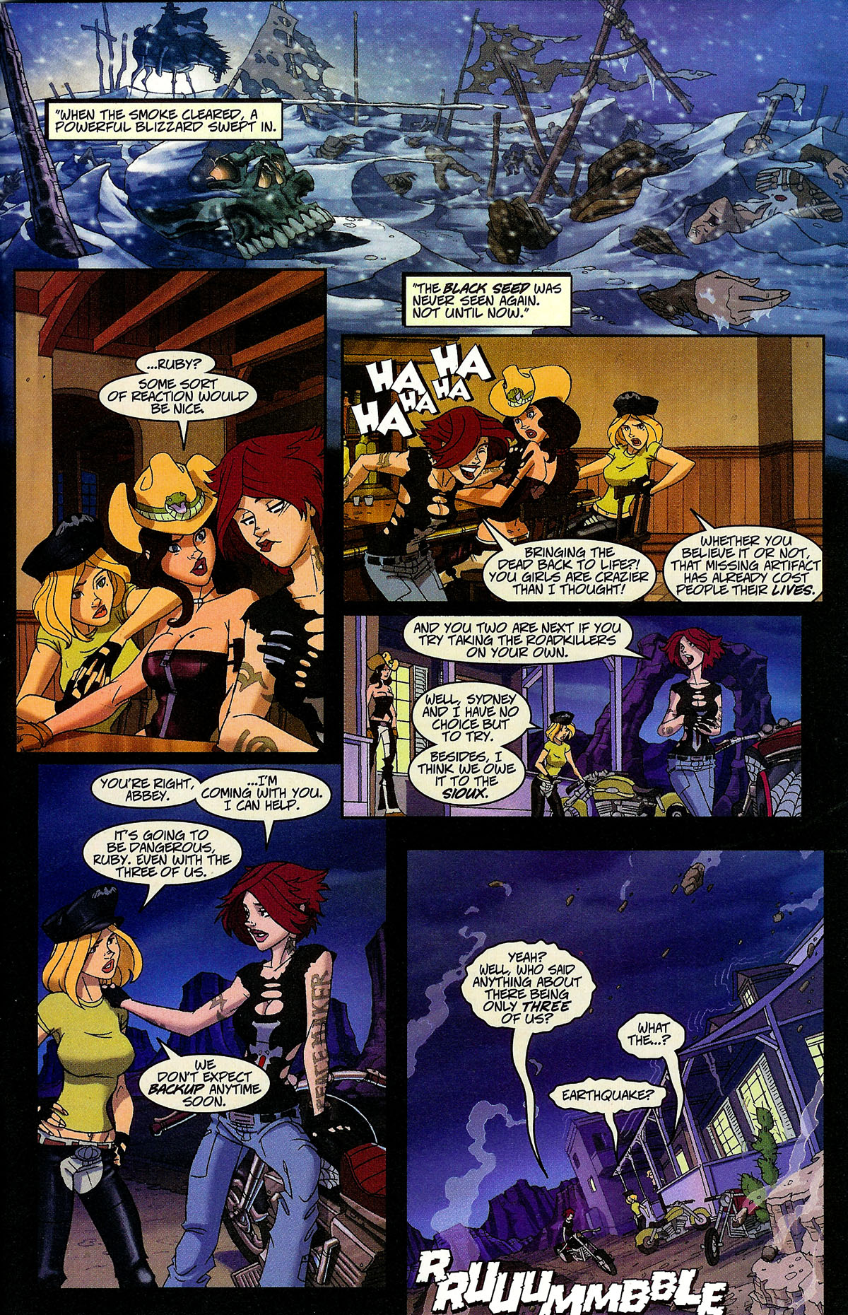 Read online Danger Girl: Back in Black comic -  Issue #1 - 21