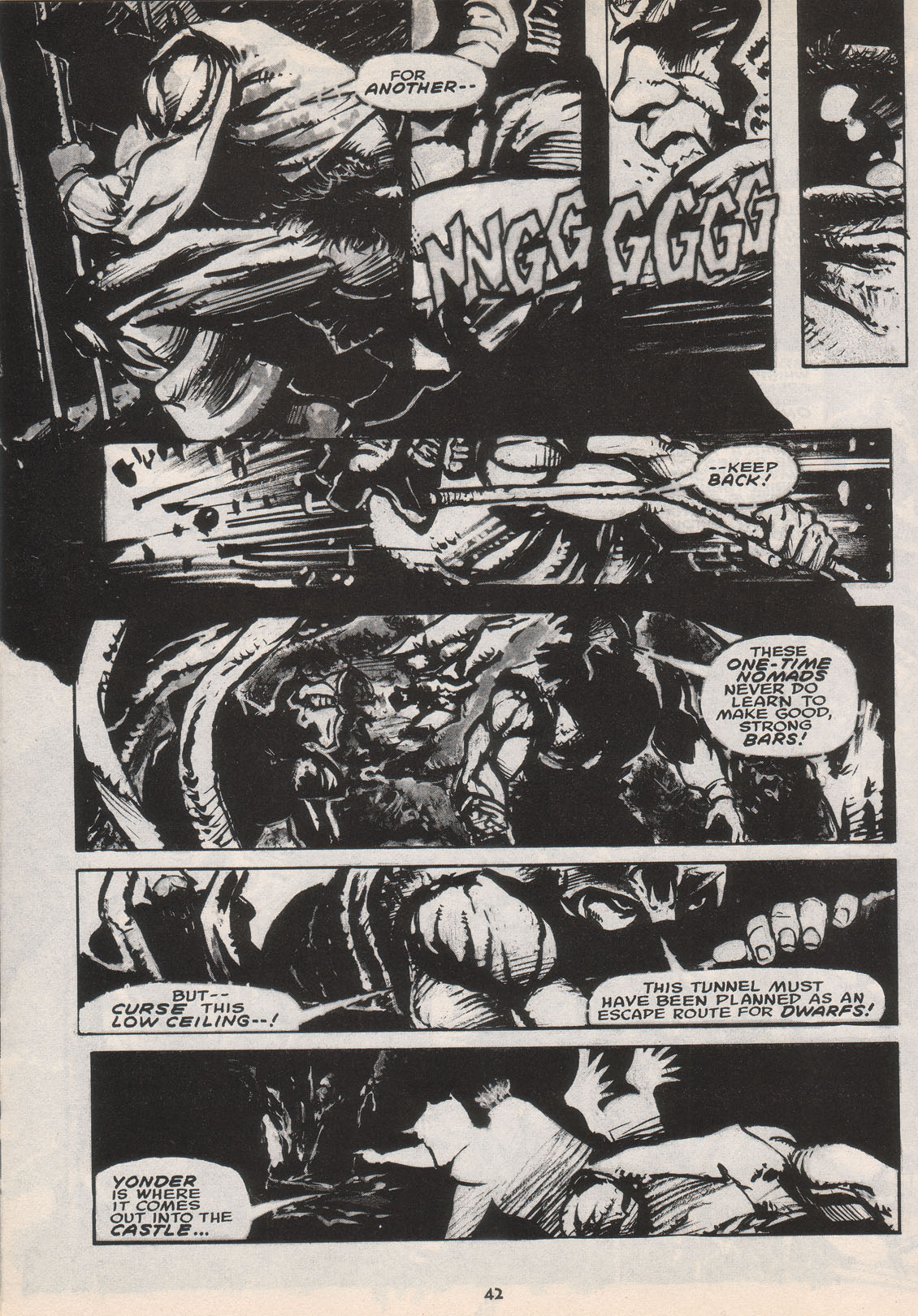 Read online The Savage Sword Of Conan comic -  Issue #222 - 43