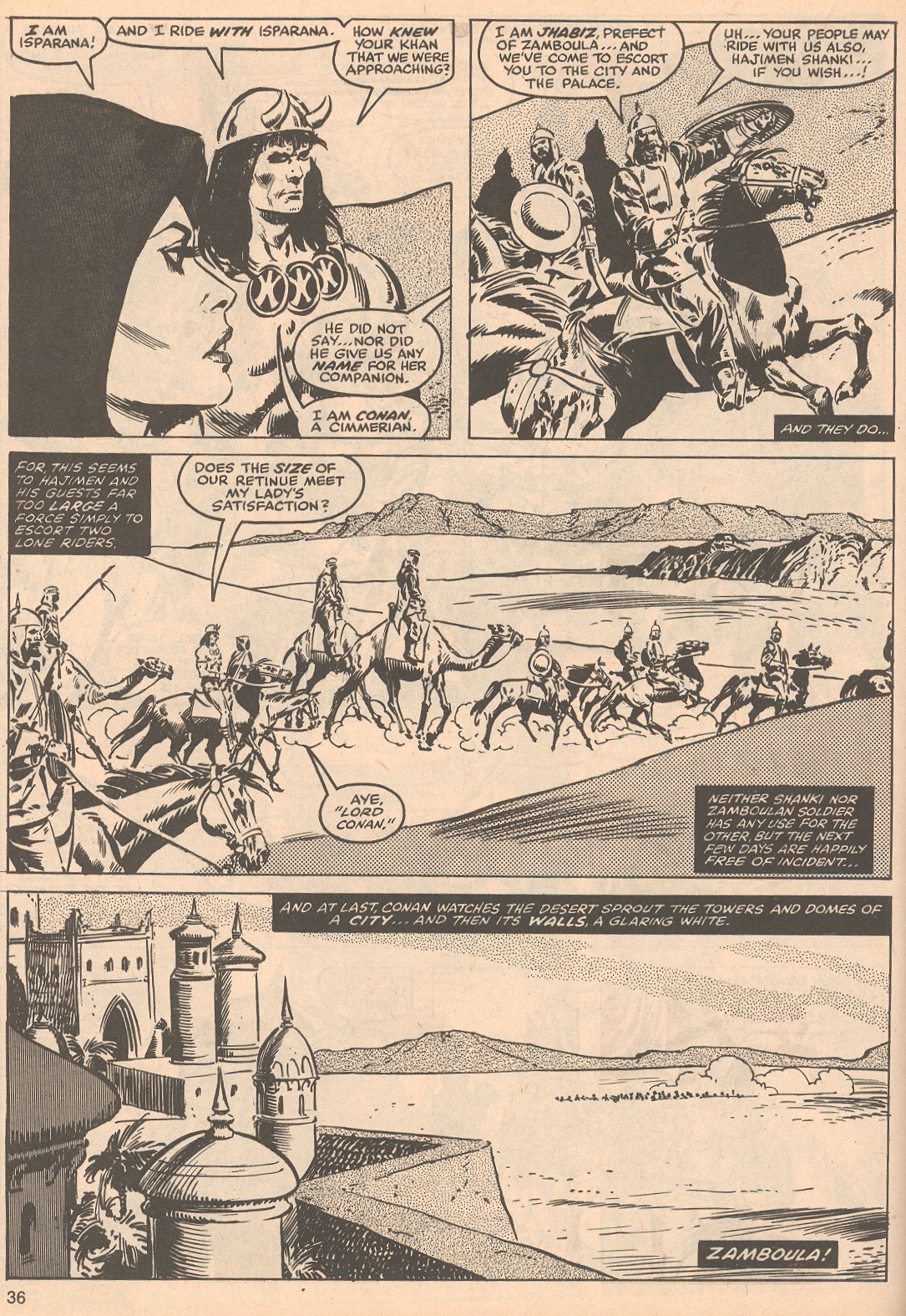 Read online The Savage Sword Of Conan comic -  Issue #57 - 36