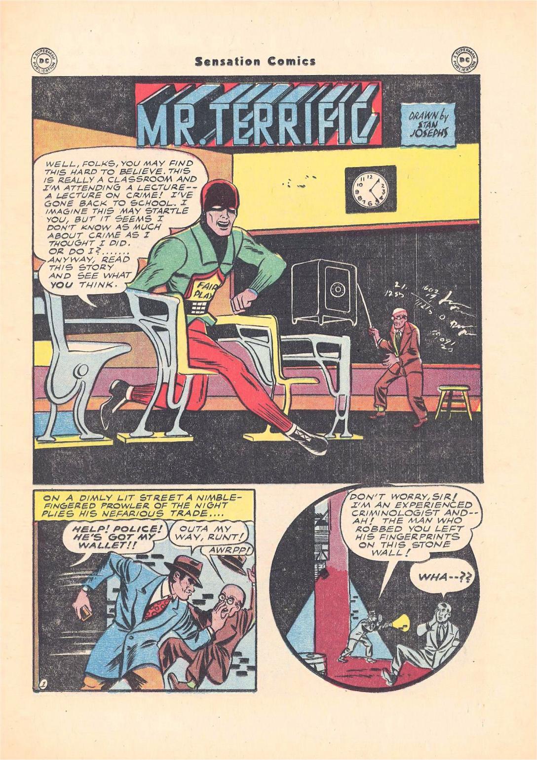 Read online Sensation (Mystery) Comics comic -  Issue #55 - 35