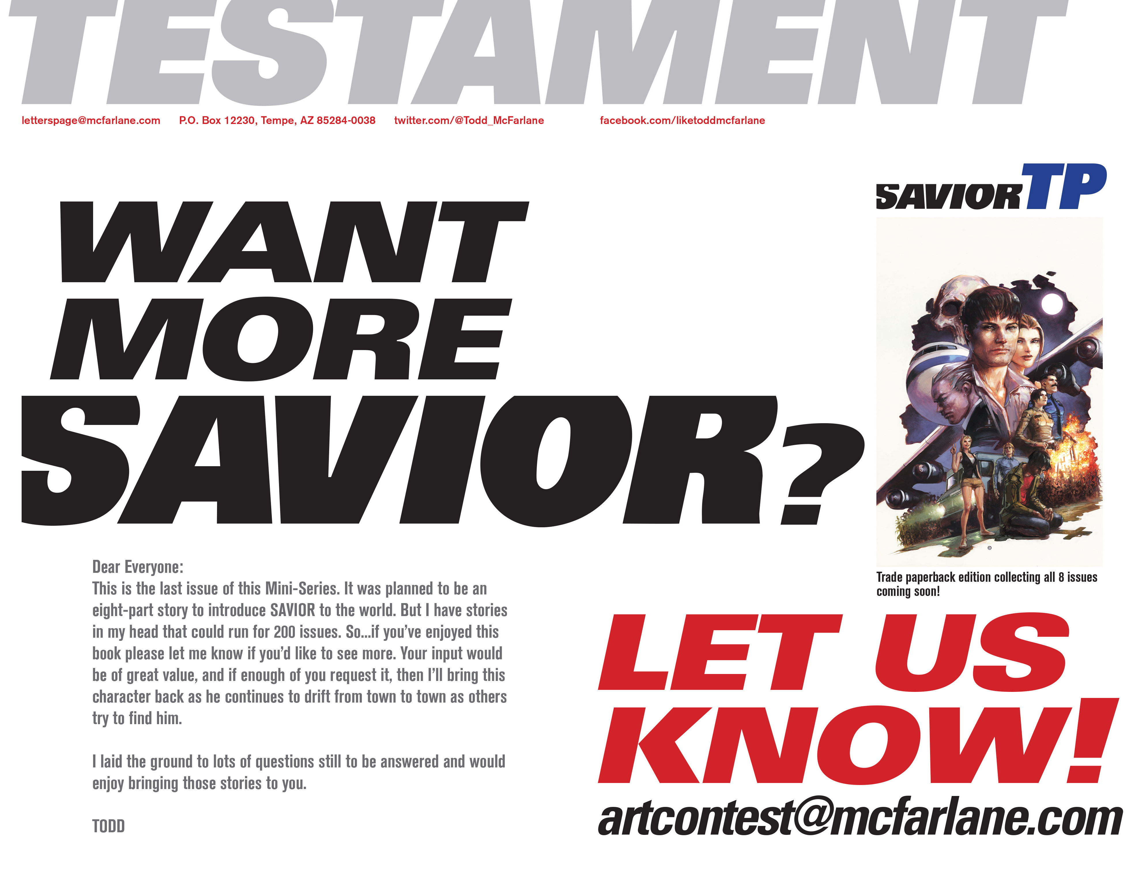Read online Savior comic -  Issue #8 - 29