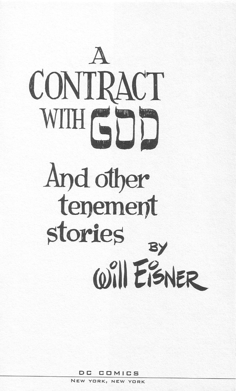 Read online A Contract with God (1978) comic -  Issue # TPB (Part 1) - 3