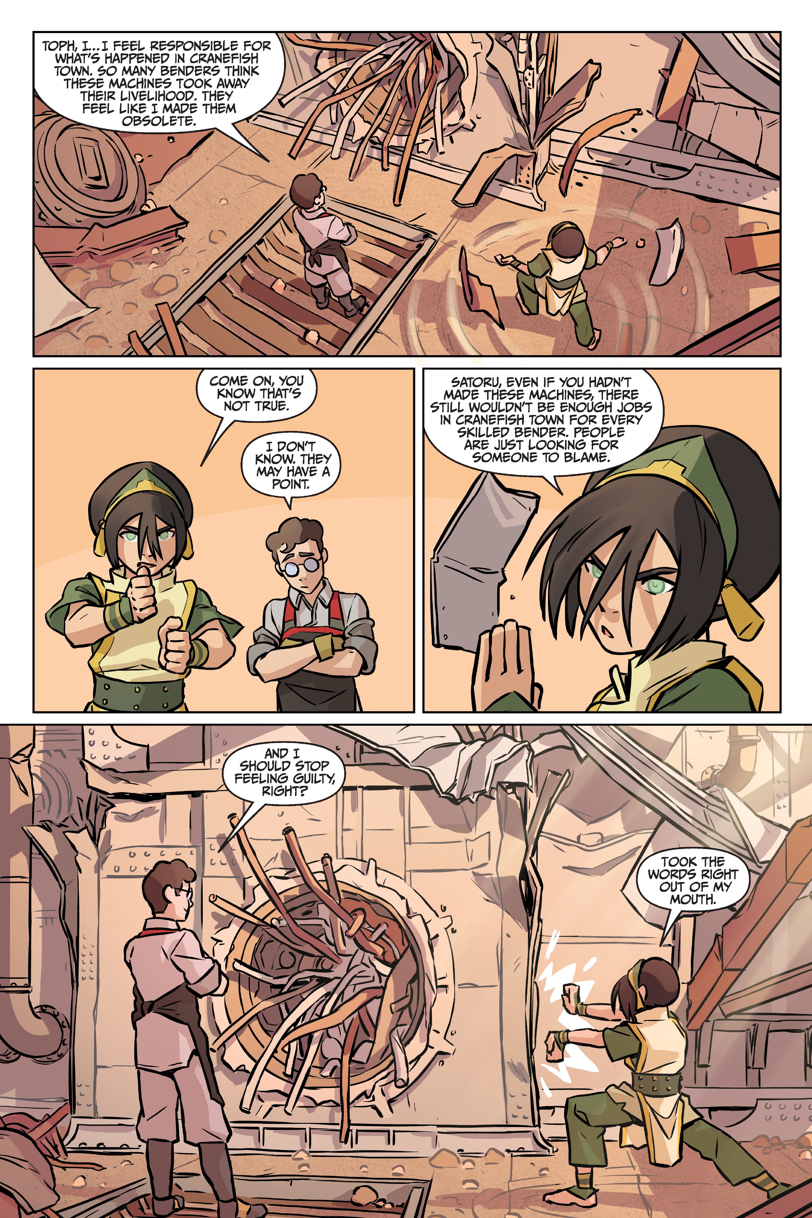 Read online Nickelodeon Avatar: The Last Airbender - Imbalance comic -  Issue # TPB 2 - 32