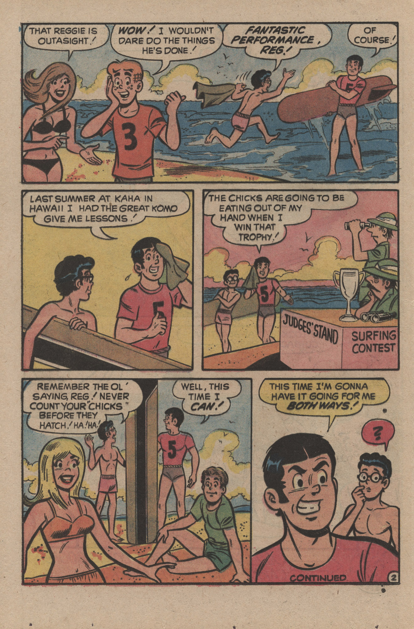 Read online Reggie and Me (1966) comic -  Issue #66 - 35
