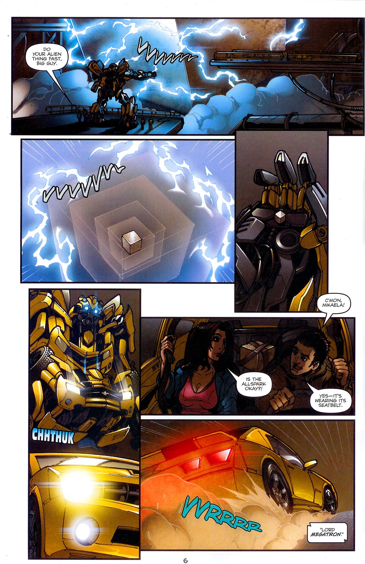 Read online Transformers: The Movie Adaptation comic -  Issue #4 - 8