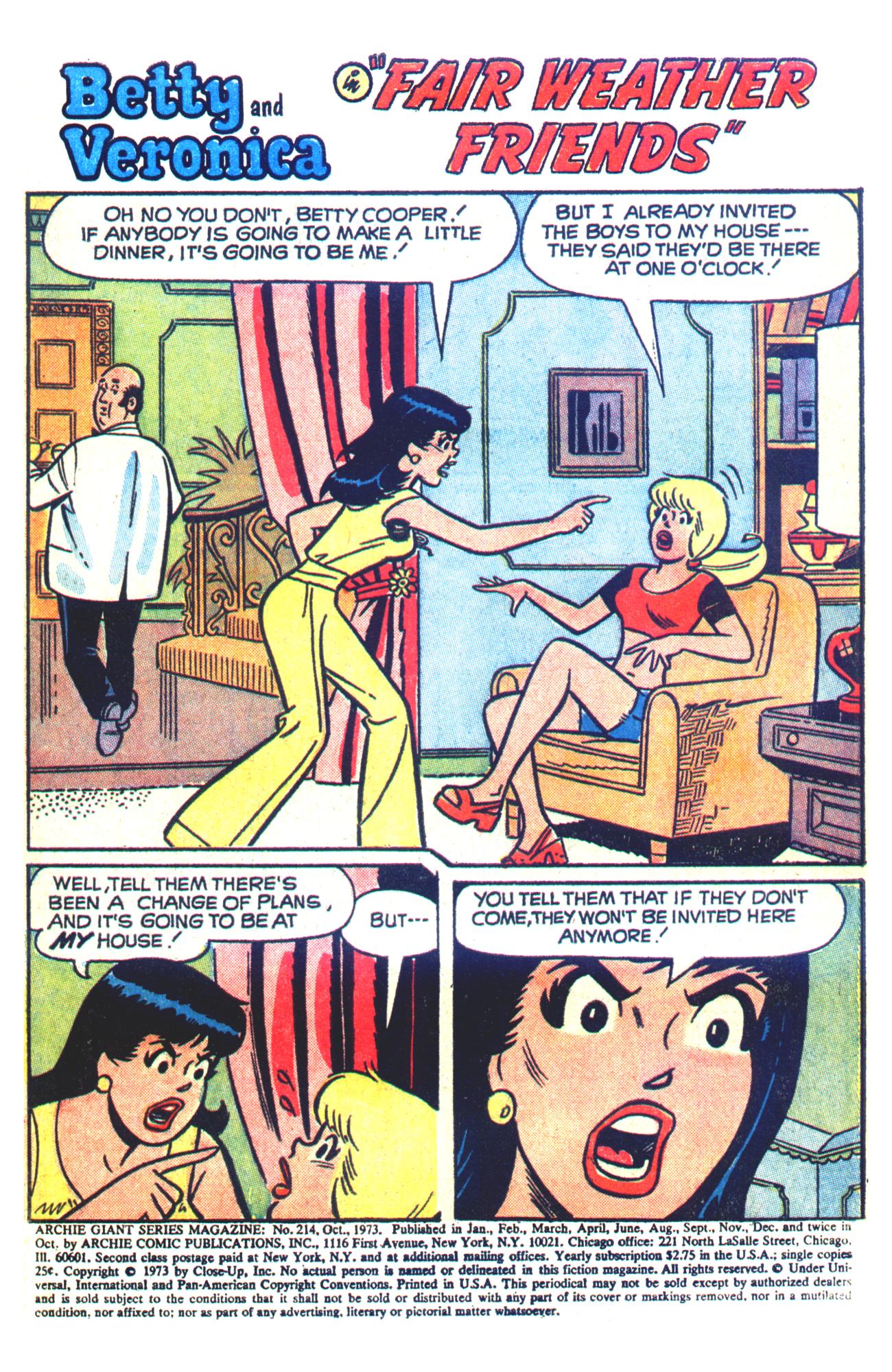 Read online Archie Giant Series Magazine comic -  Issue #214 - 3