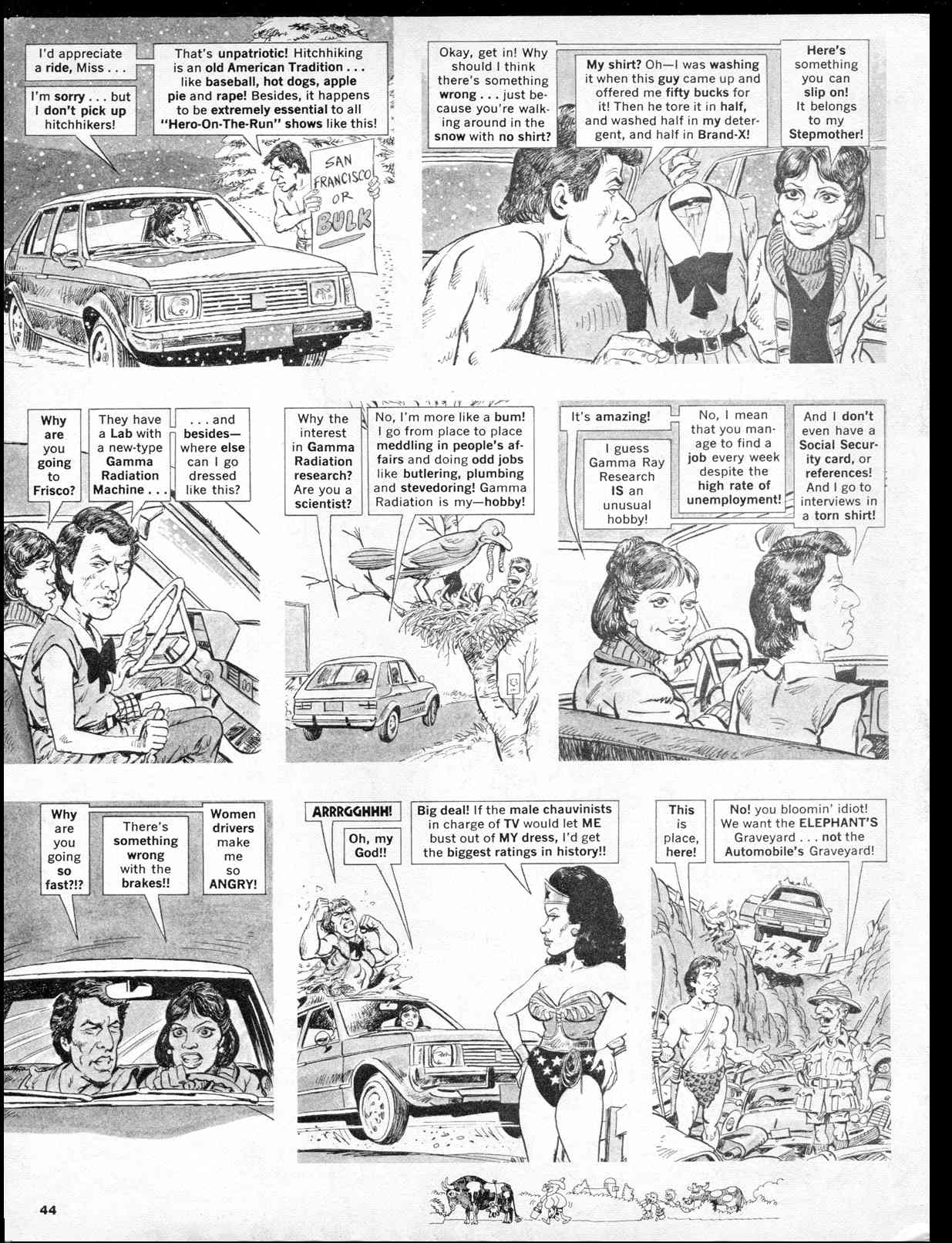 Read online MAD comic -  Issue #204 - 46