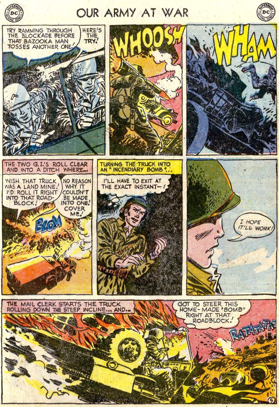 Read online Our Army at War (1952) comic -  Issue #33 - 17