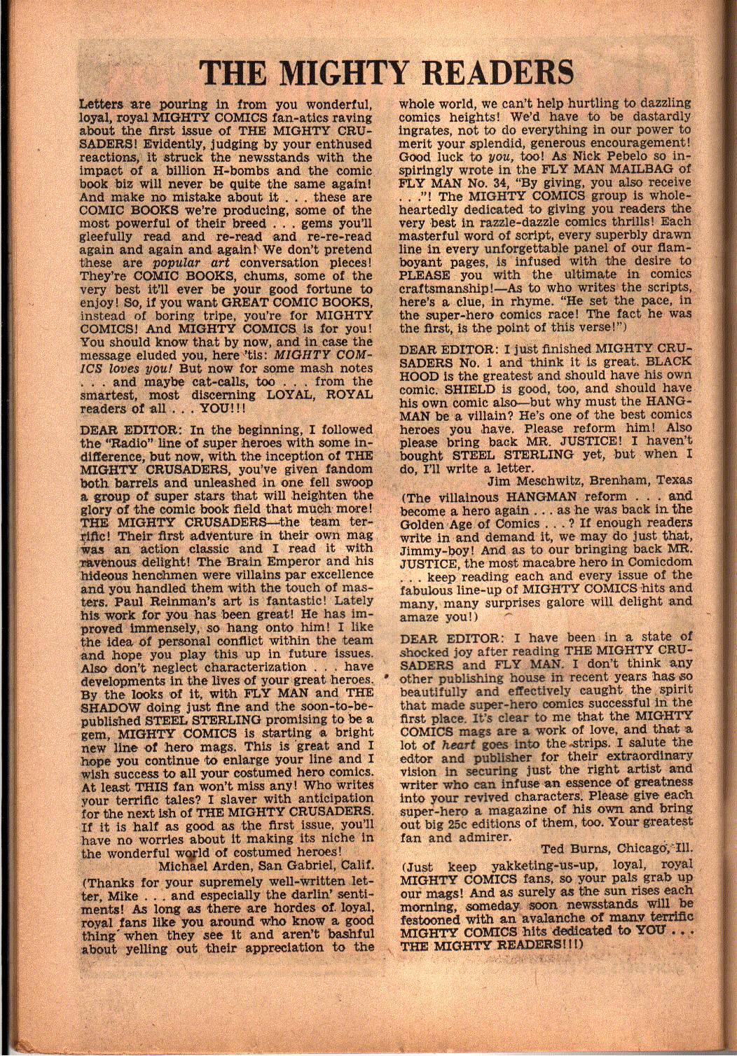 Read online The Mighty Crusaders (1965) comic -  Issue #3 - 22