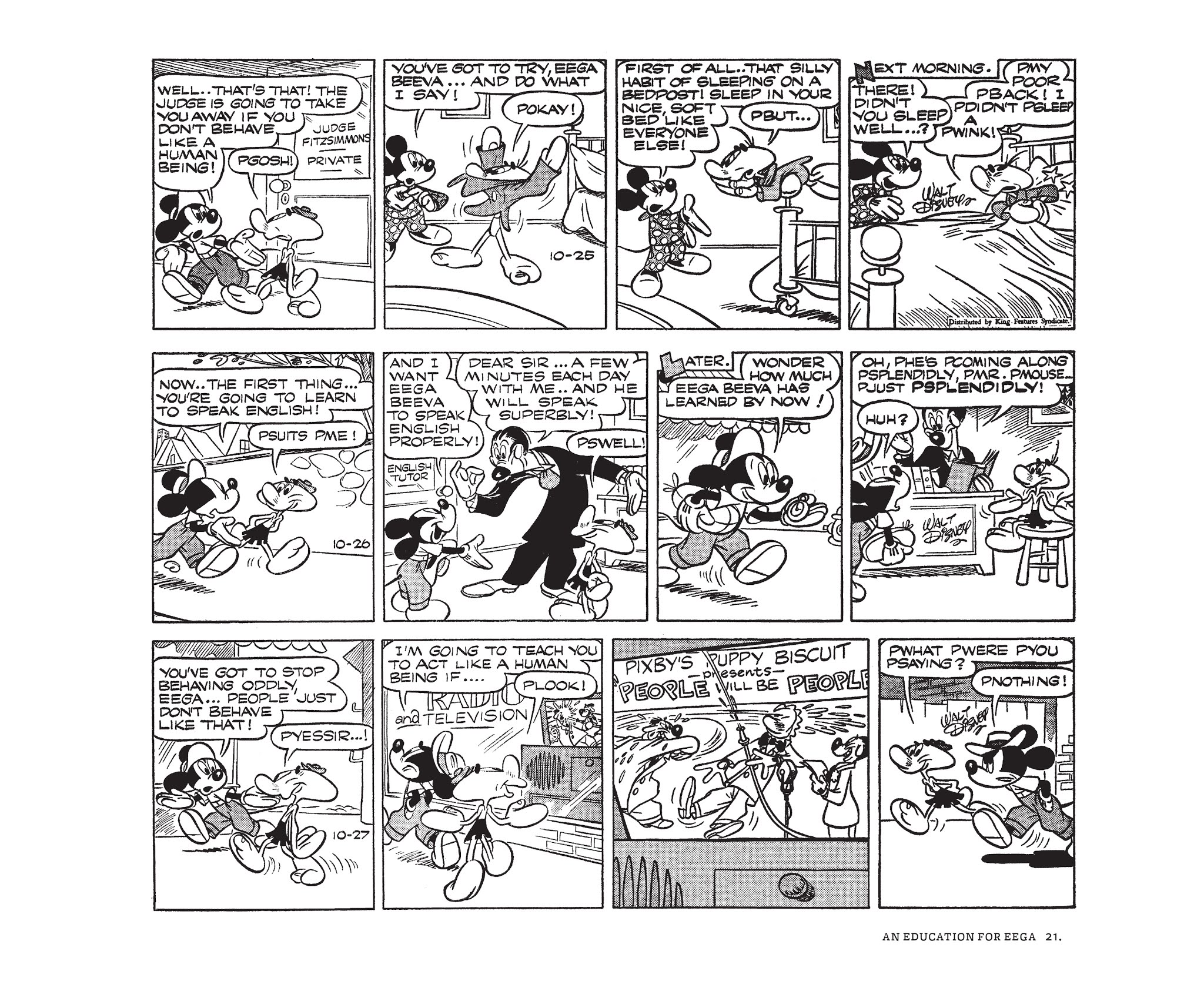 Read online Walt Disney's Mickey Mouse by Floyd Gottfredson comic -  Issue # TPB 10 (Part 1) - 21