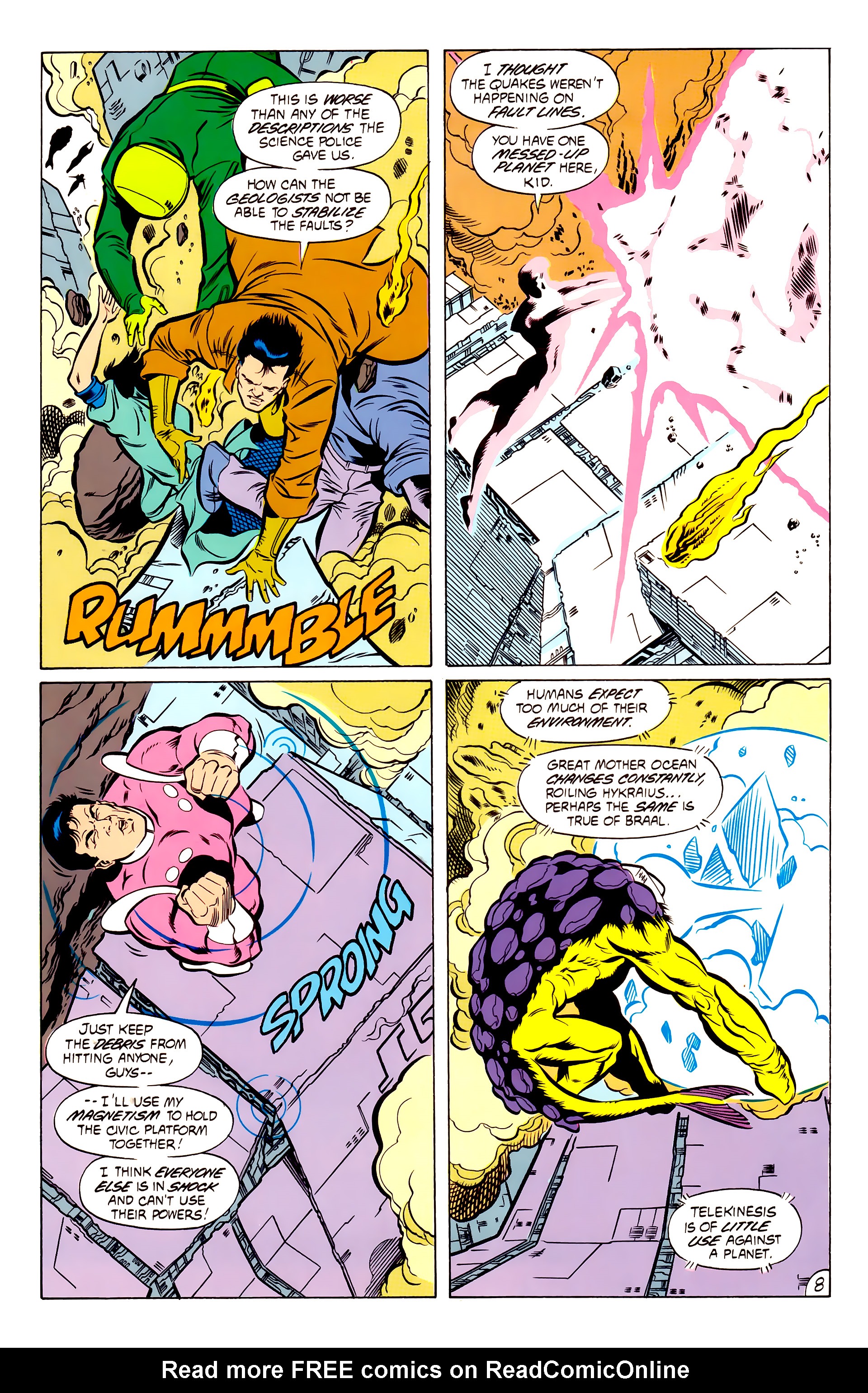 Legion of Super-Heroes (1984) 52 Page 8