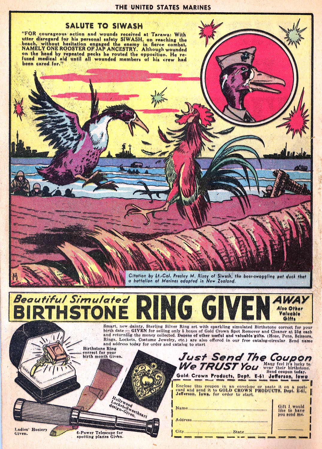 Read online United States Marines comic -  Issue #3 - 10