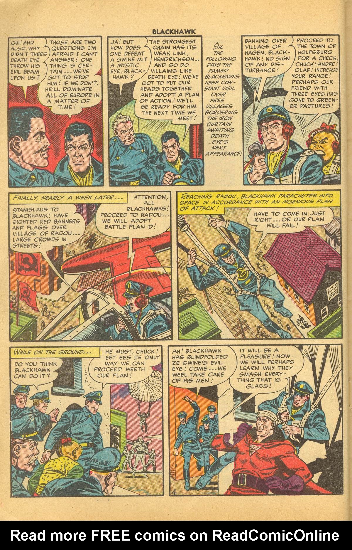 Read online Blackhawk (1957) comic -  Issue #84 - 6