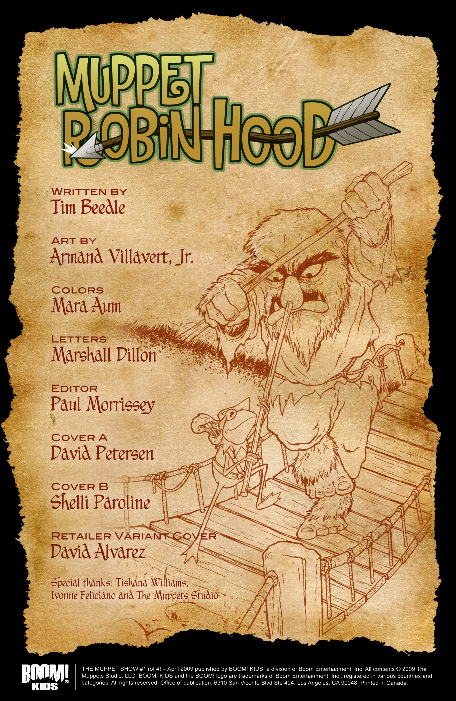 Read online Muppet Robin Hood comic -  Issue #1 - 2
