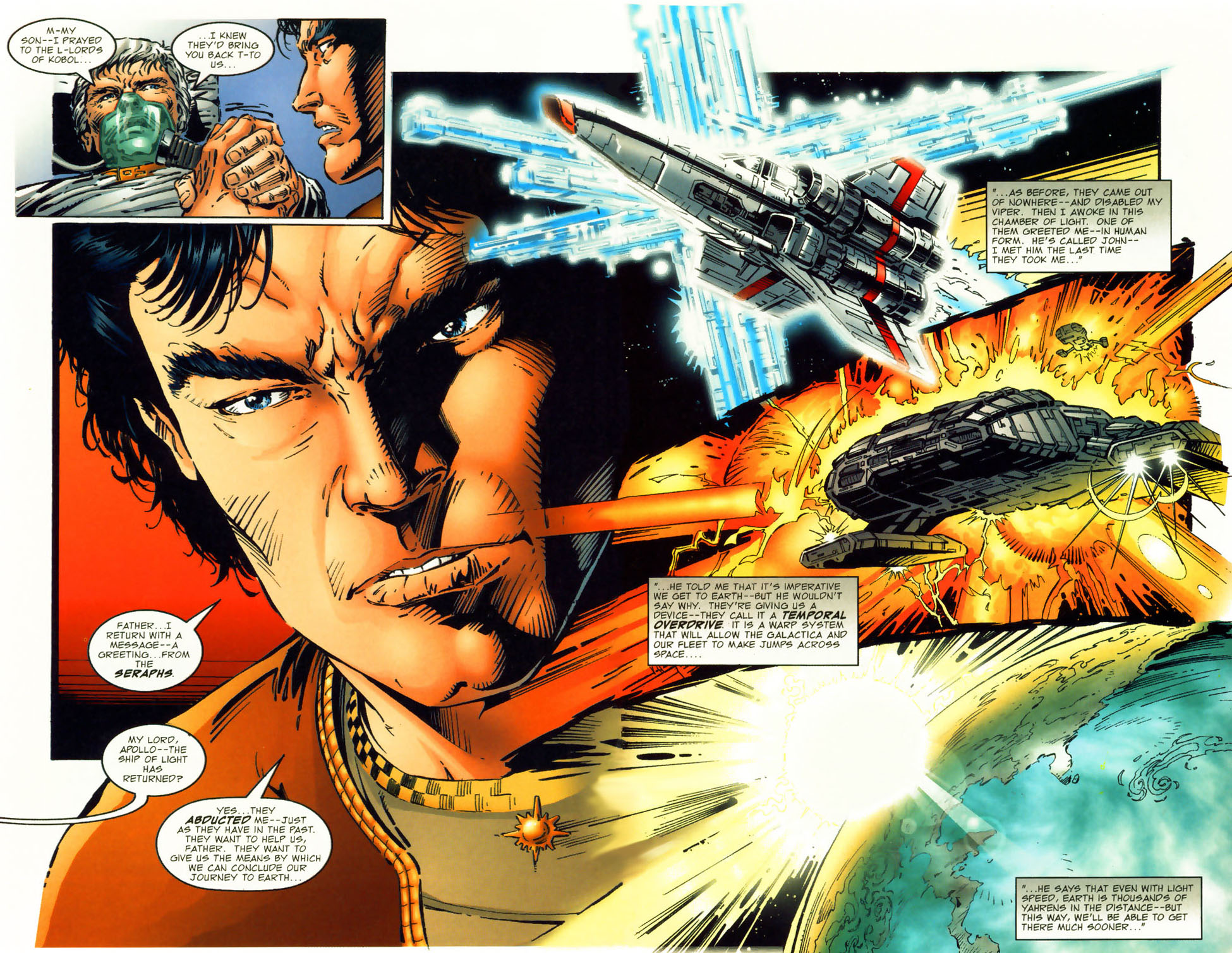 Read online Battlestar Galactica (1995) comic -  Issue #1 - 5