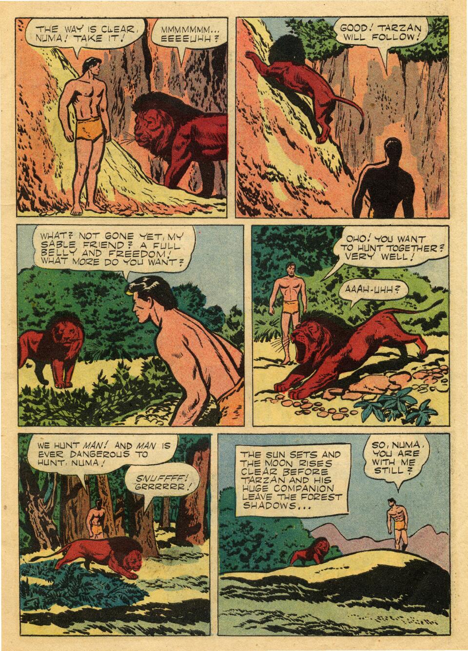 Read online Tarzan (1948) comic -  Issue #72 - 7