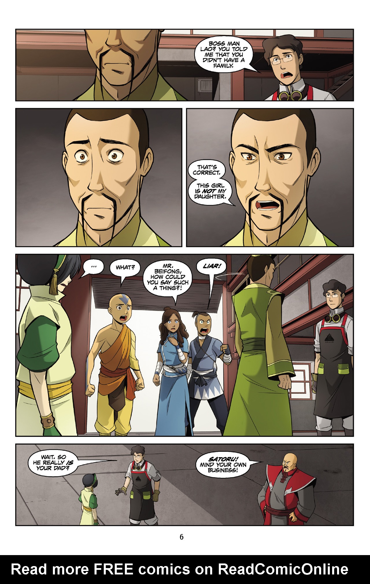 Read online Nickelodeon Avatar: The Last Airbender - The Rift comic -  Issue # Part 2 - 7