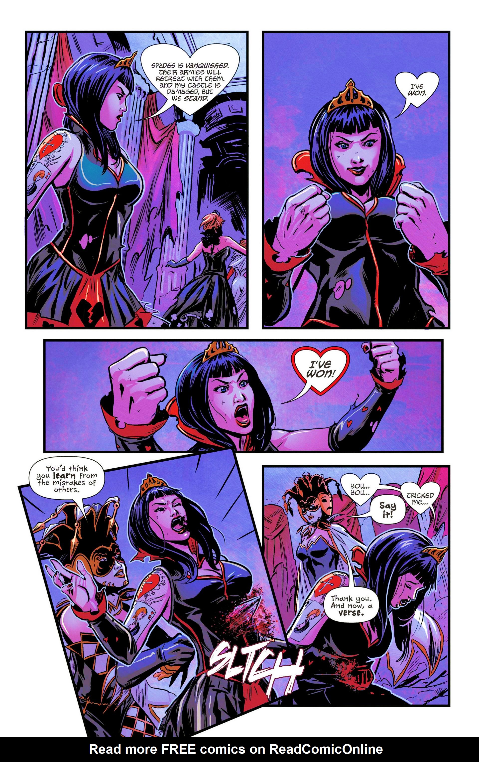Read online Grimm Fairy Tales presents Wonderland: Clash of Queens comic -  Issue #5 - 22